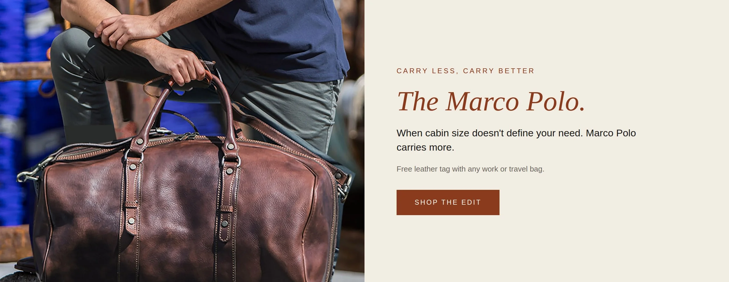 Timeless Leather, Crafted in Tuscany