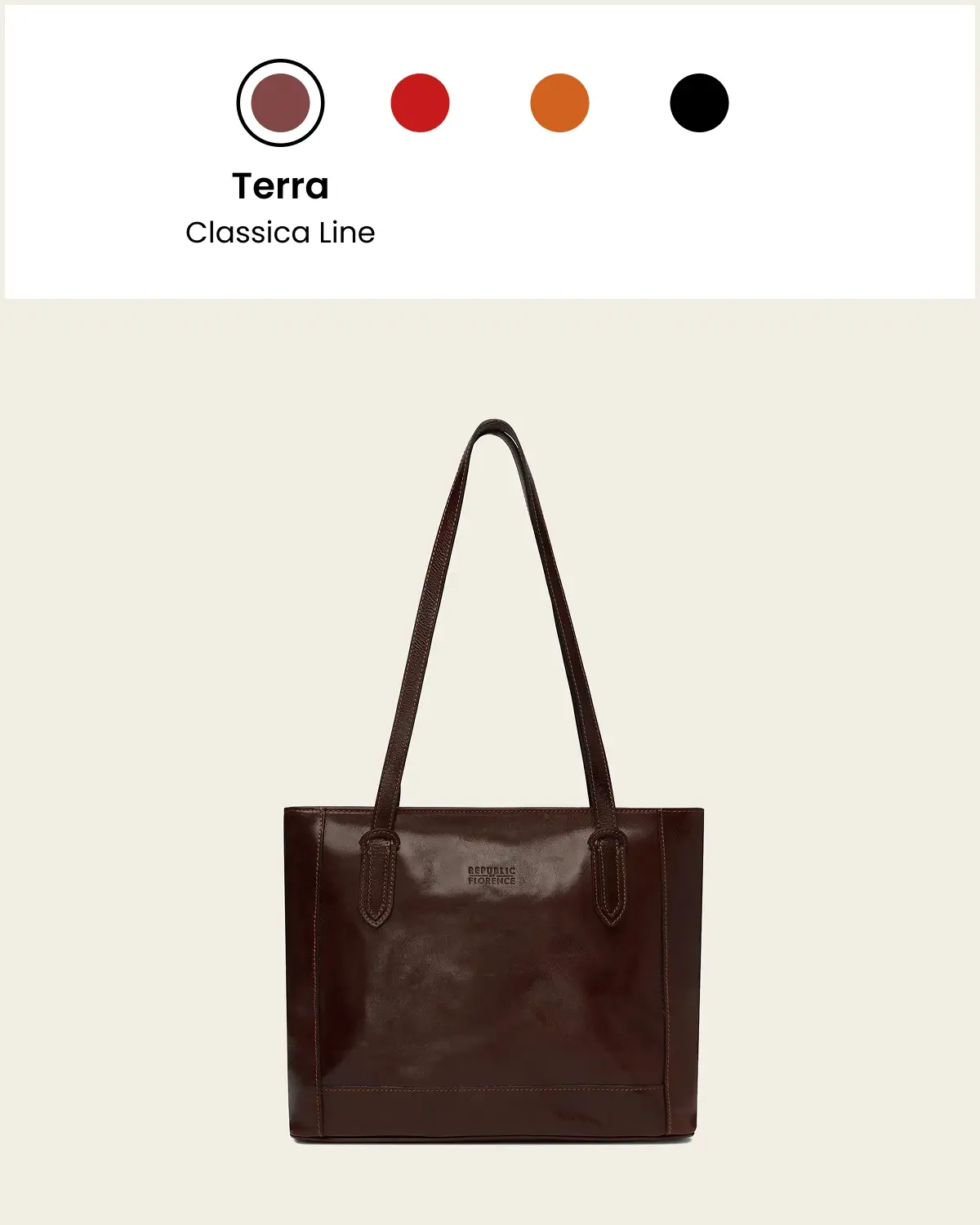 Amelia Jet - Leather Work Tote - Image 9