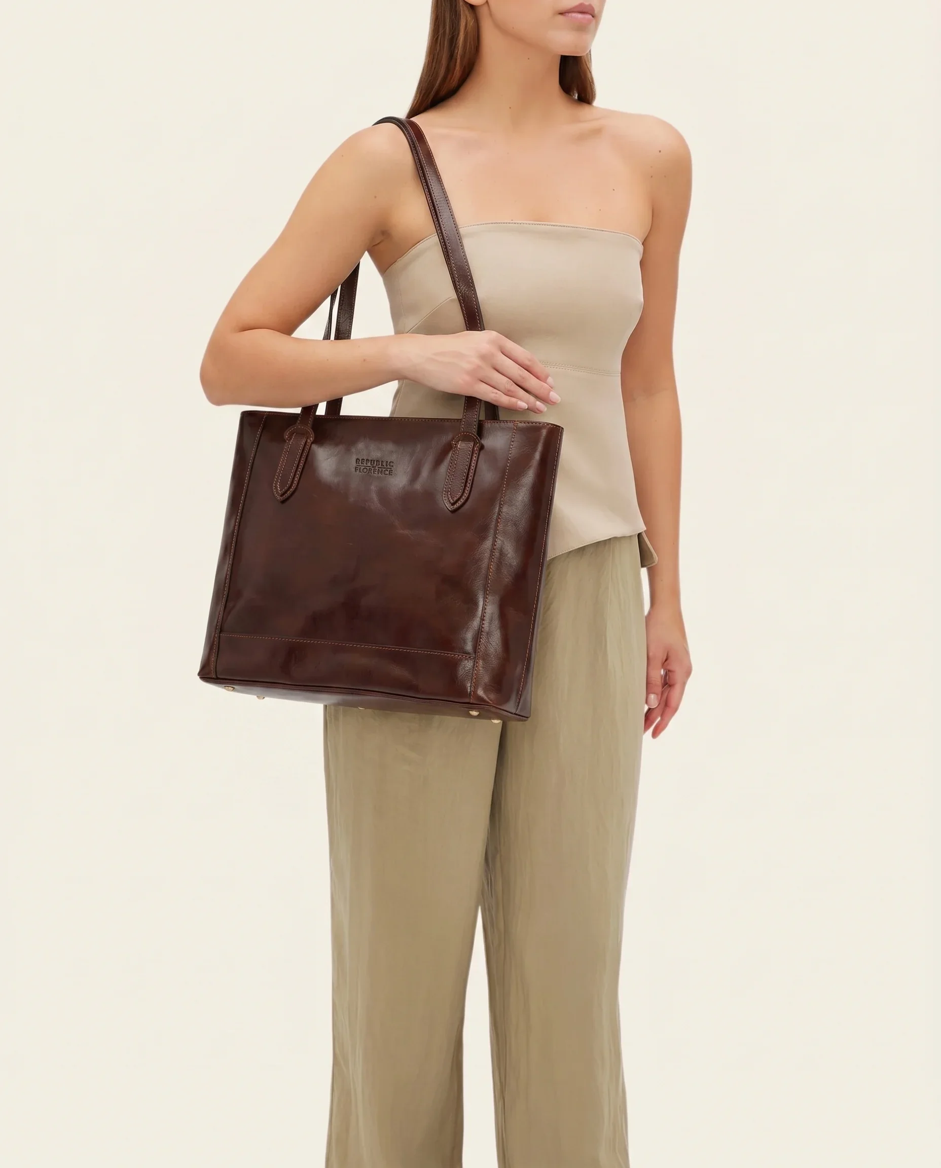 Amelia Terra - Leather Work Tote - Image 6