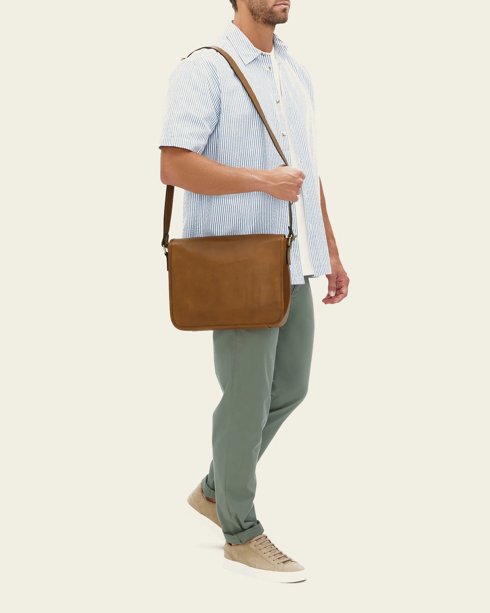 Aurelian Burned - 14" Leather Messenger - Image 6