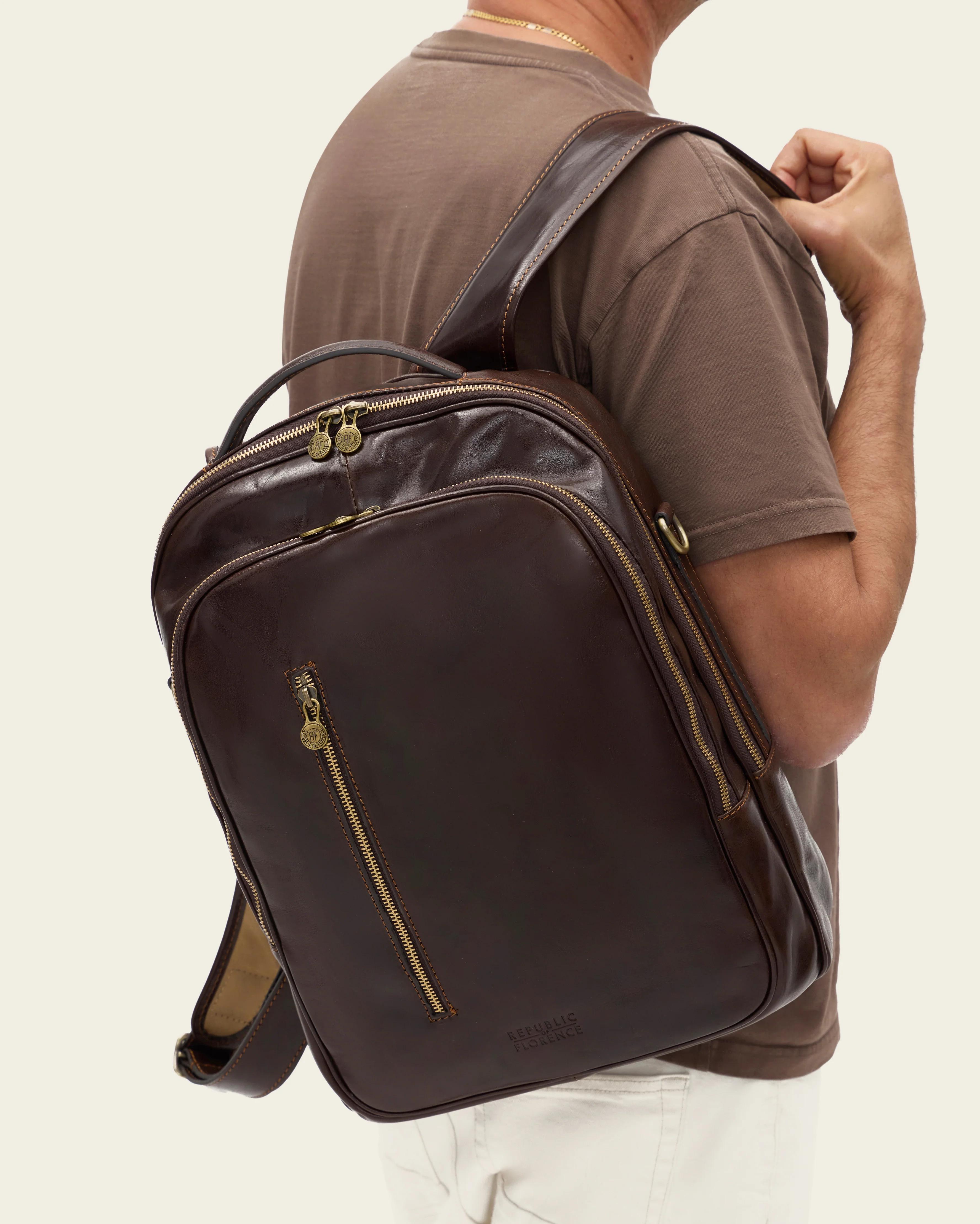 Belfast Moro - Leather Backpack - Image 3