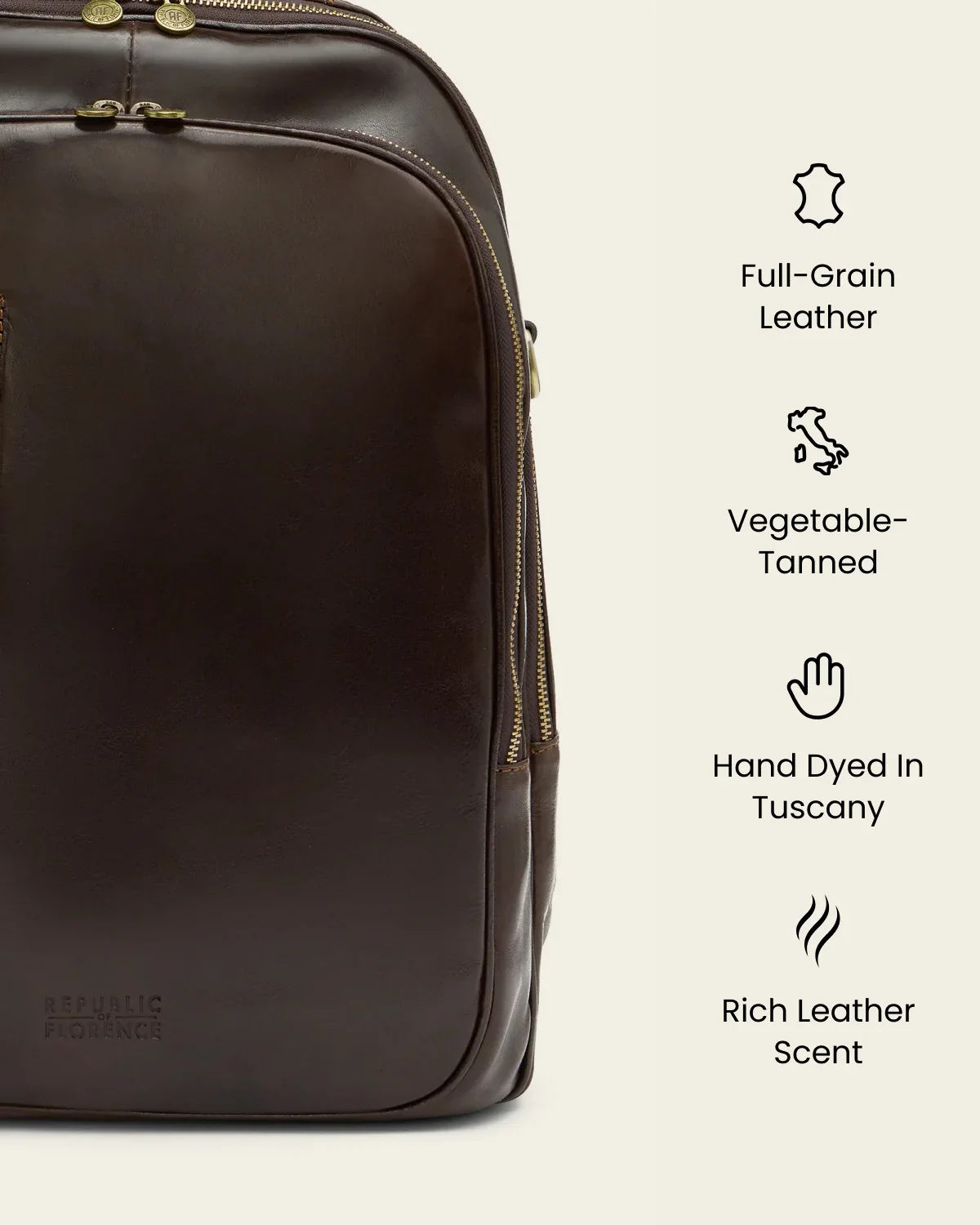 Belfast Moro - Leather Backpack - Image 7