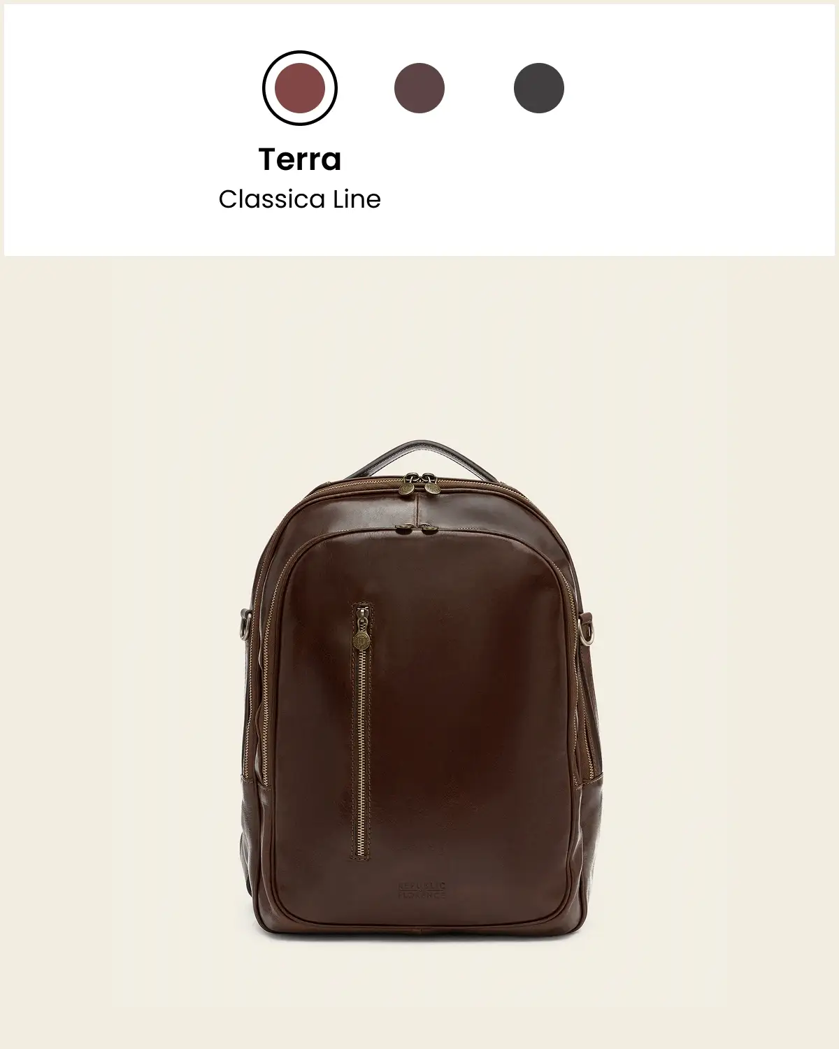 Belfast Moro - Leather Backpack - Image 9