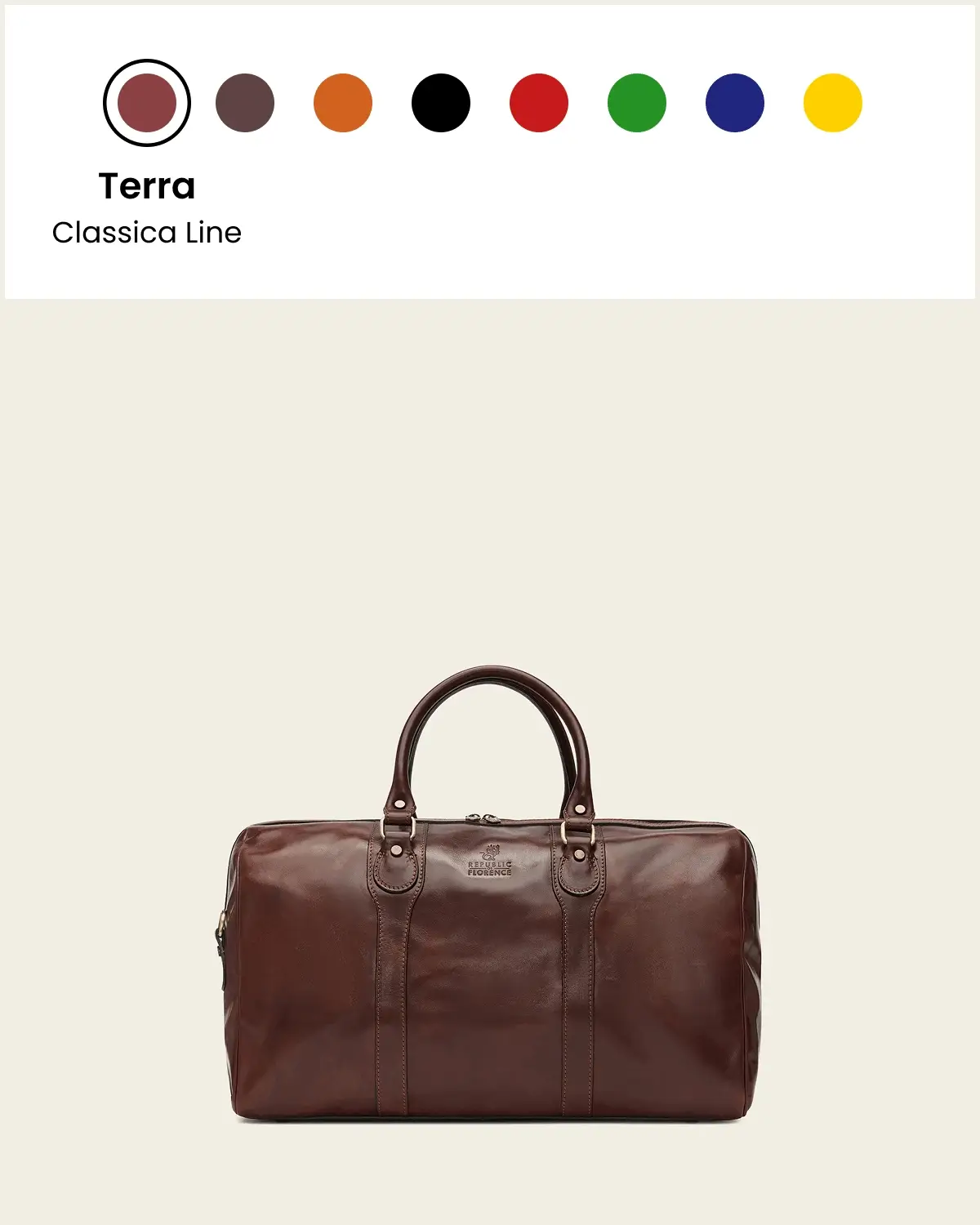 Beltrami Jet - Leather Weekender Bag - Image 10