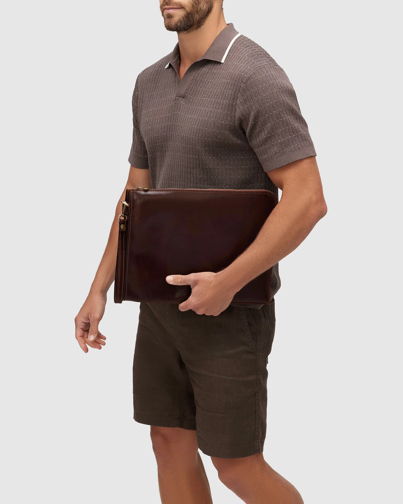 Charta Terra - Leather Document Holder 13" Laptop - Image 2