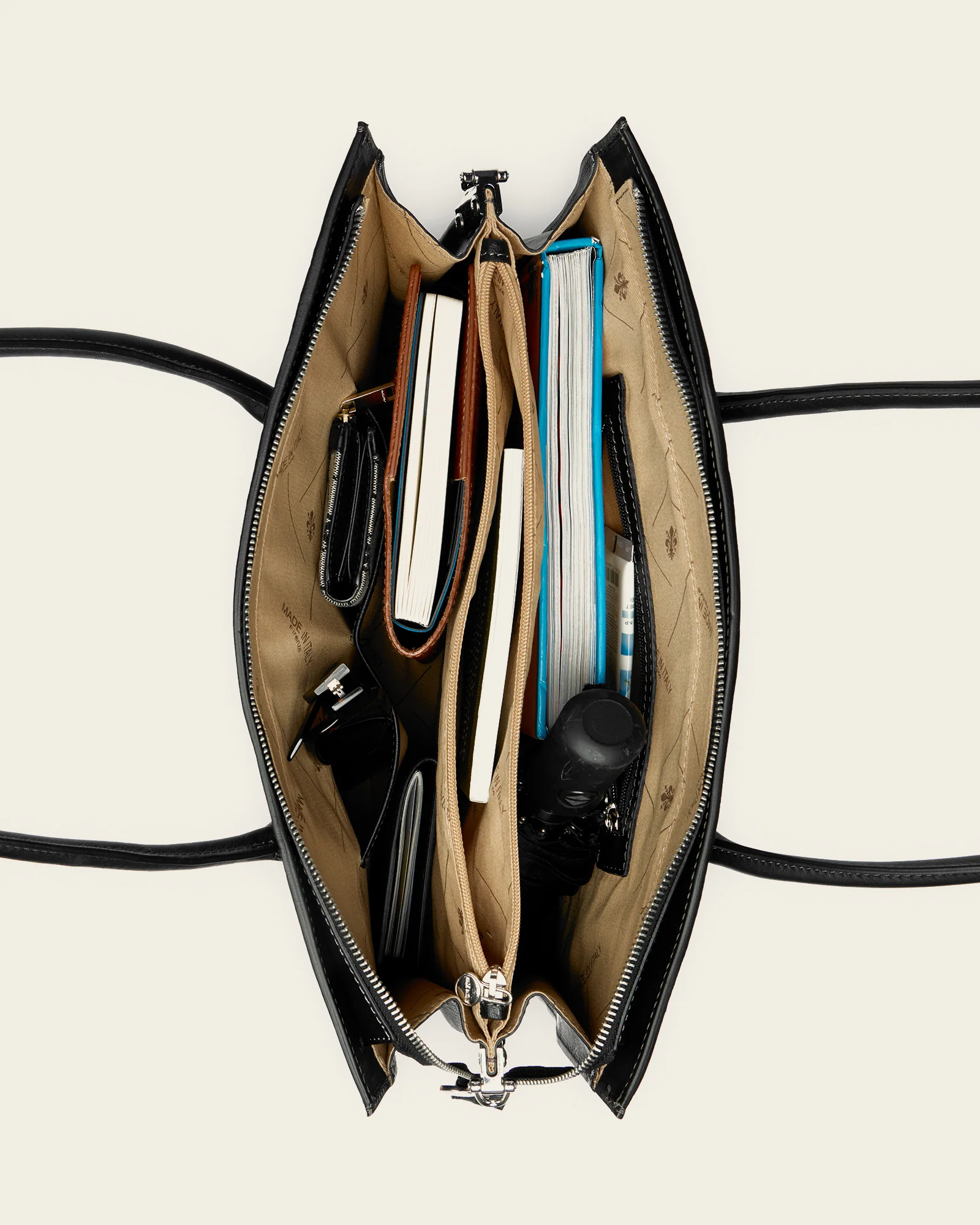 Donatella Matte Black Tote Bag - Image 8