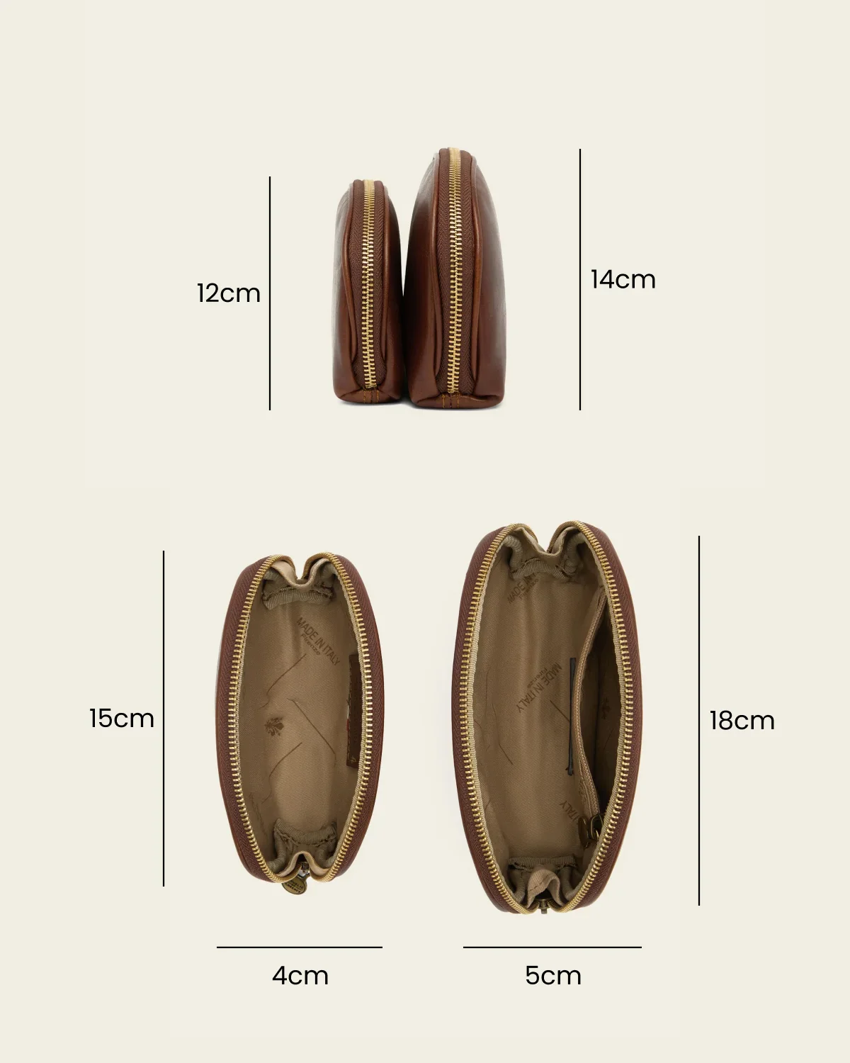 Duo Earth - Leather Pouch Set - Image 8