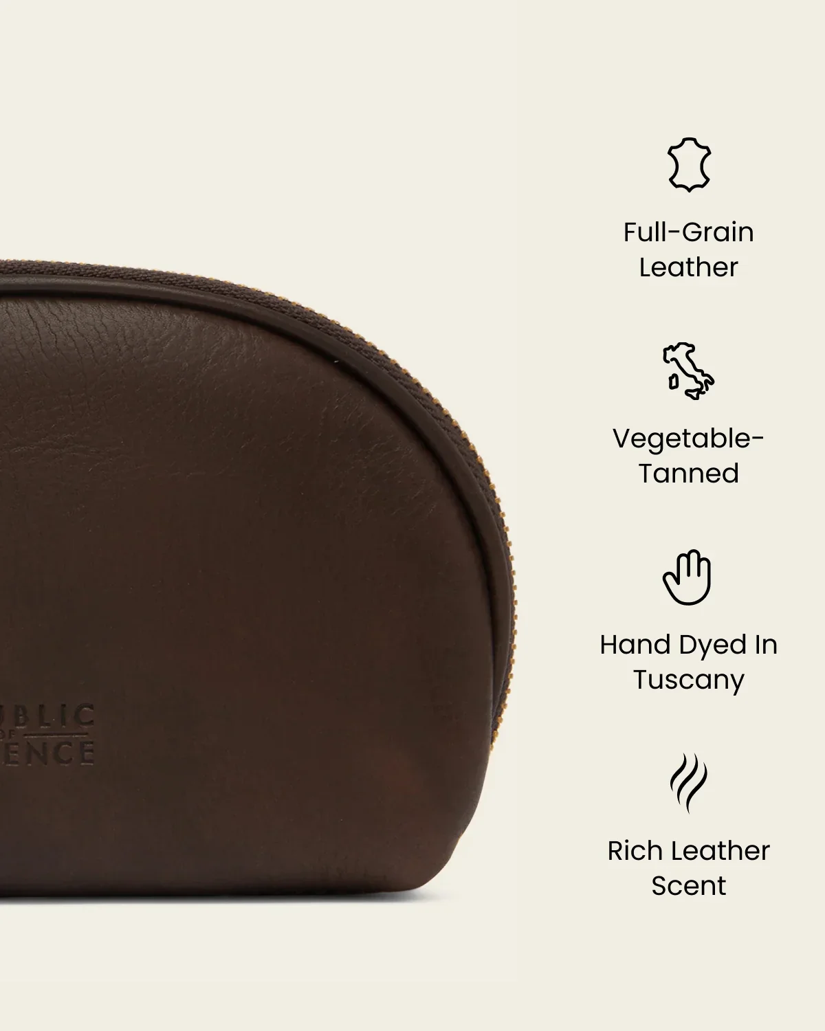 Duo Espresso - Leather Pouch Set - Image 9
