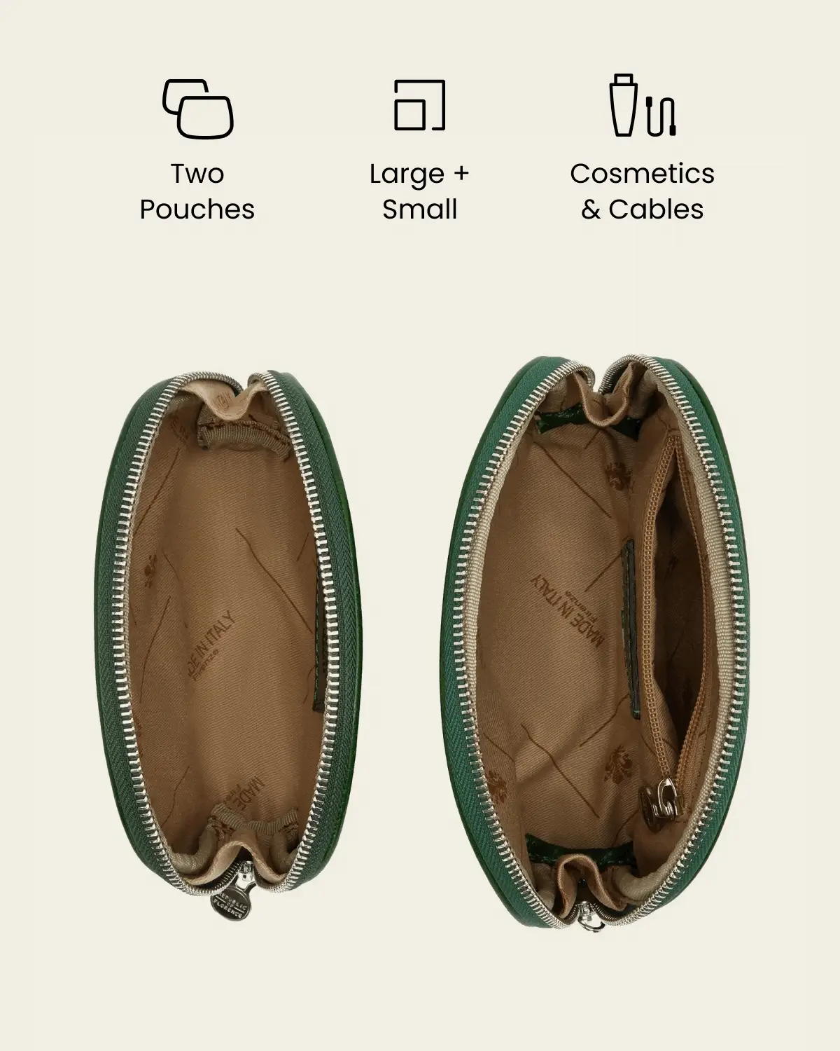 Duo Forest - Leather Pouch Set - Image 2