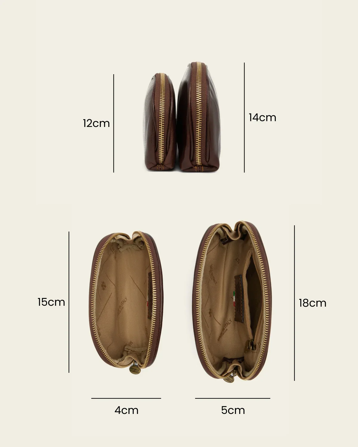 Duo Terra - Leather Pouch Set - Image 8