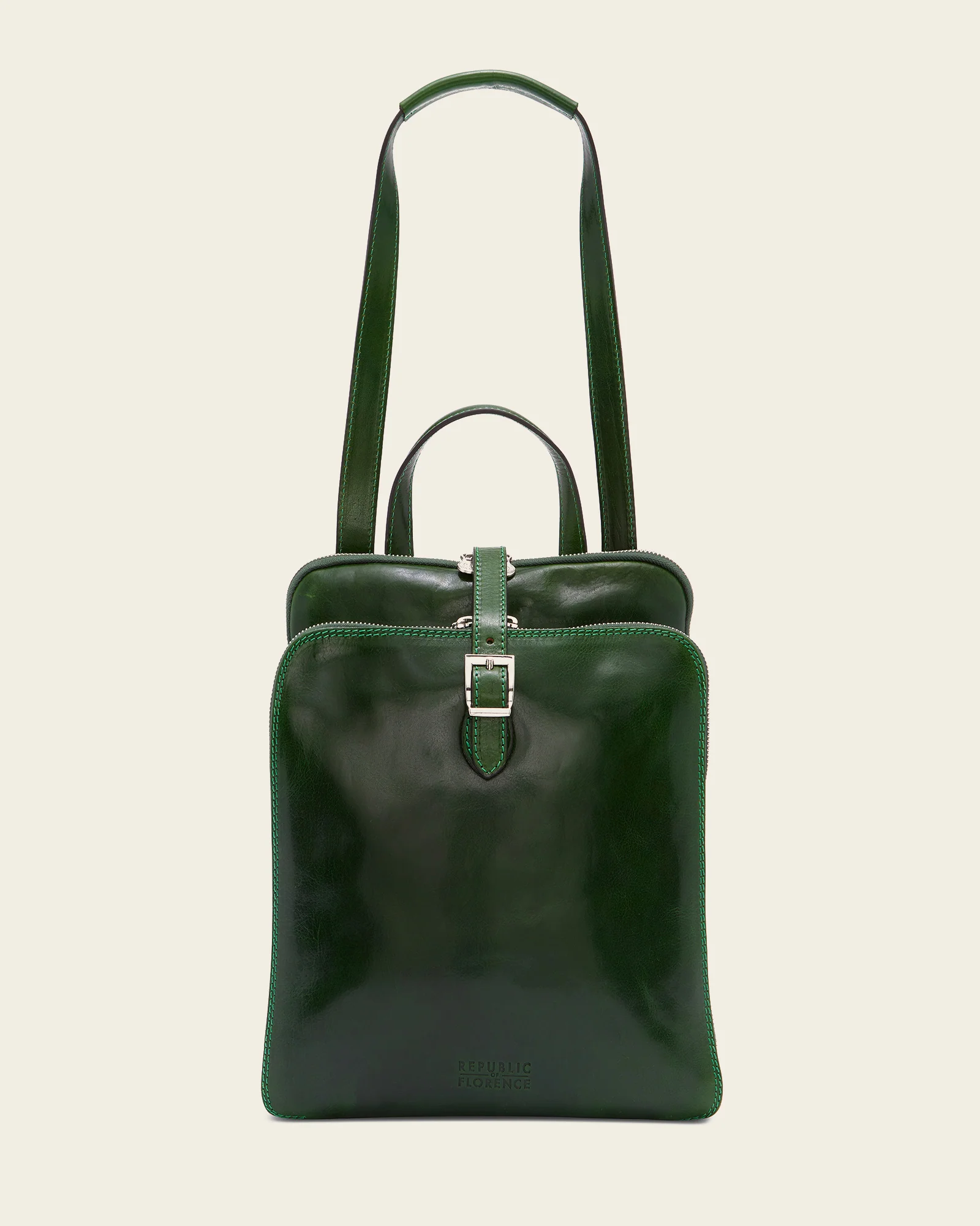 Emma Forest - 3-in-1 Convertible Leather Backpack