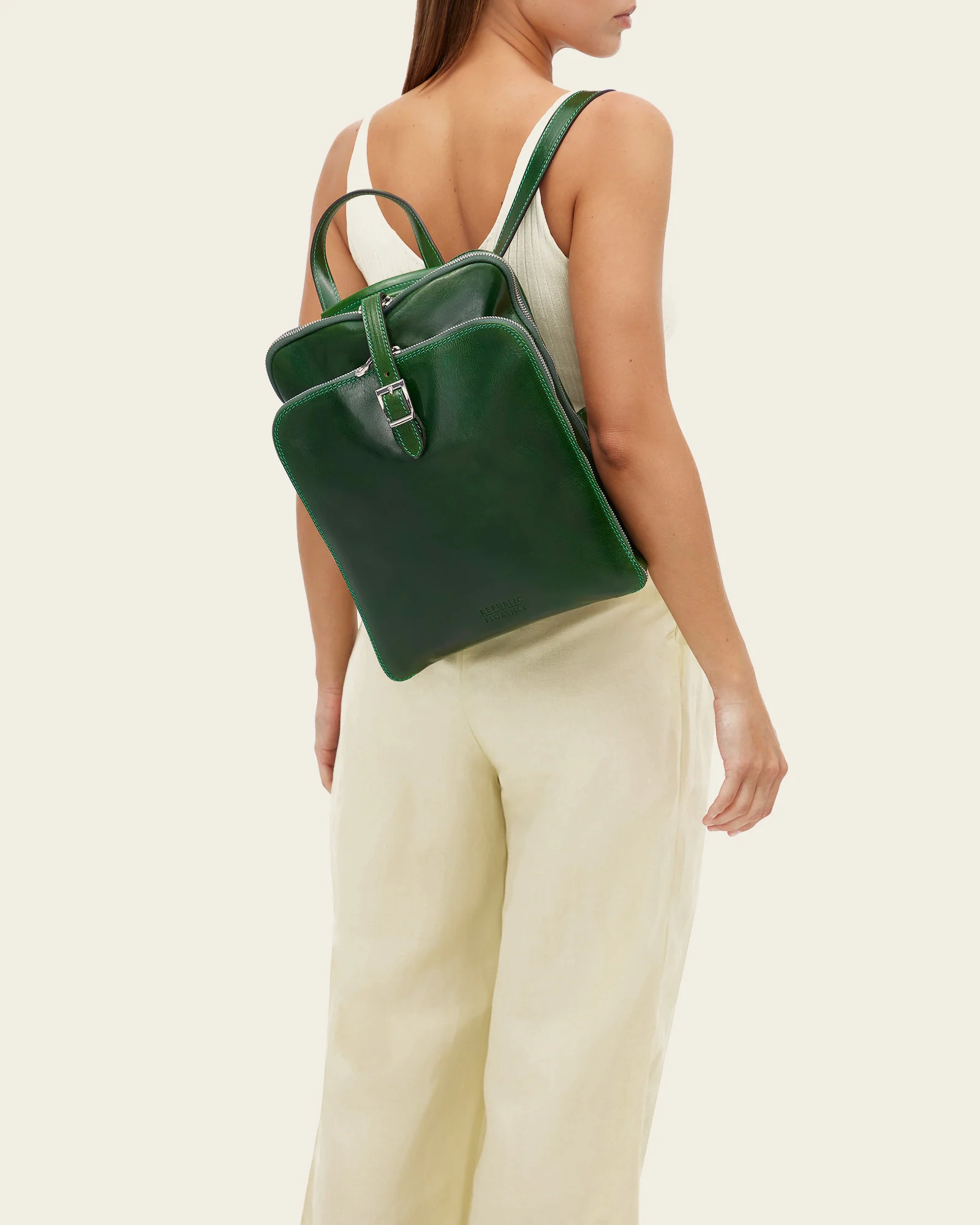 Emma Forest - 3-in-1 Convertible Leather Backpack - Image 3