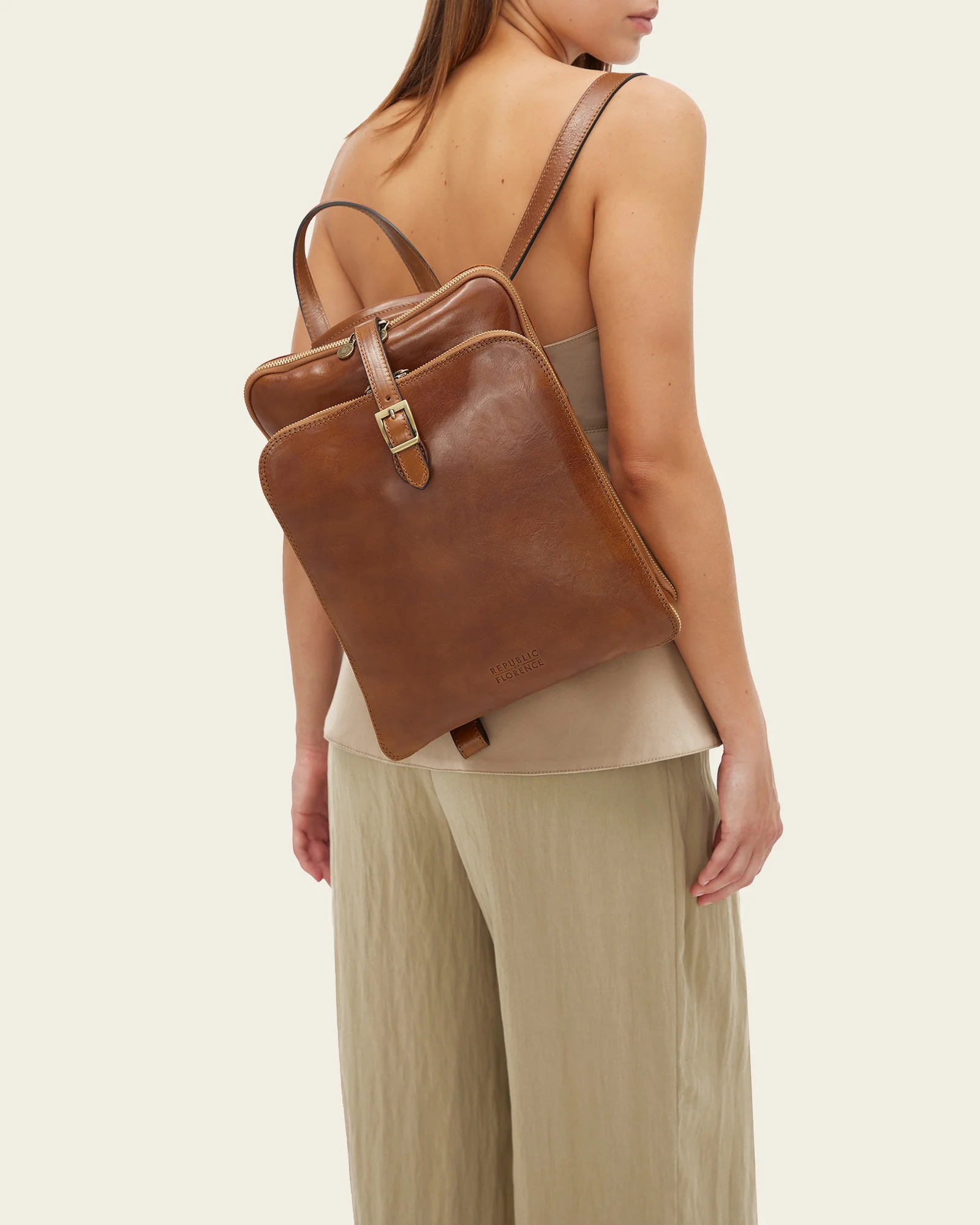 Emma Honey - 3-in-1 Convertible Leather Backpack - Image 3