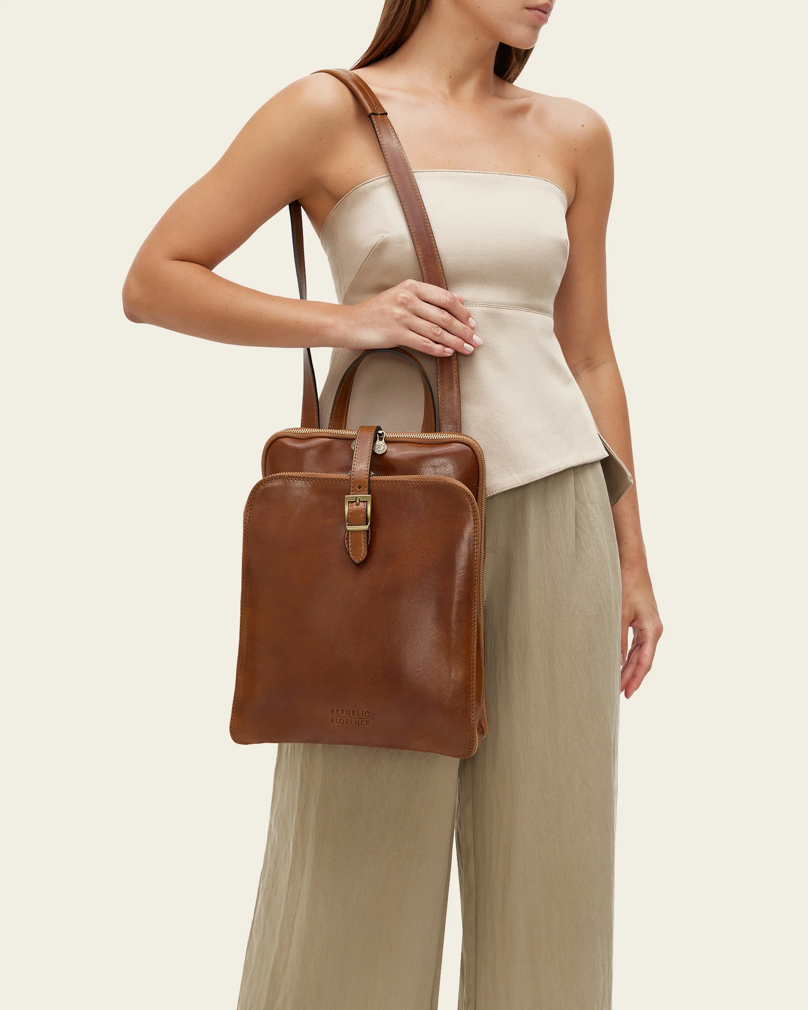 Emma Honey - 3-in-1 Convertible Leather Backpack - Image 6