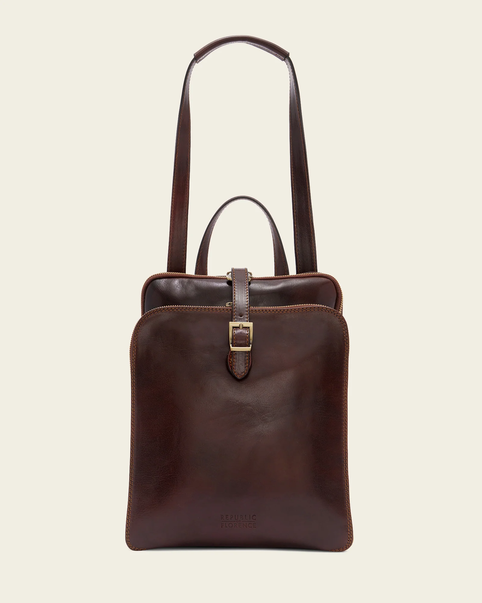 Emma Terra - 3-in-1 Convertible Leather Backpack