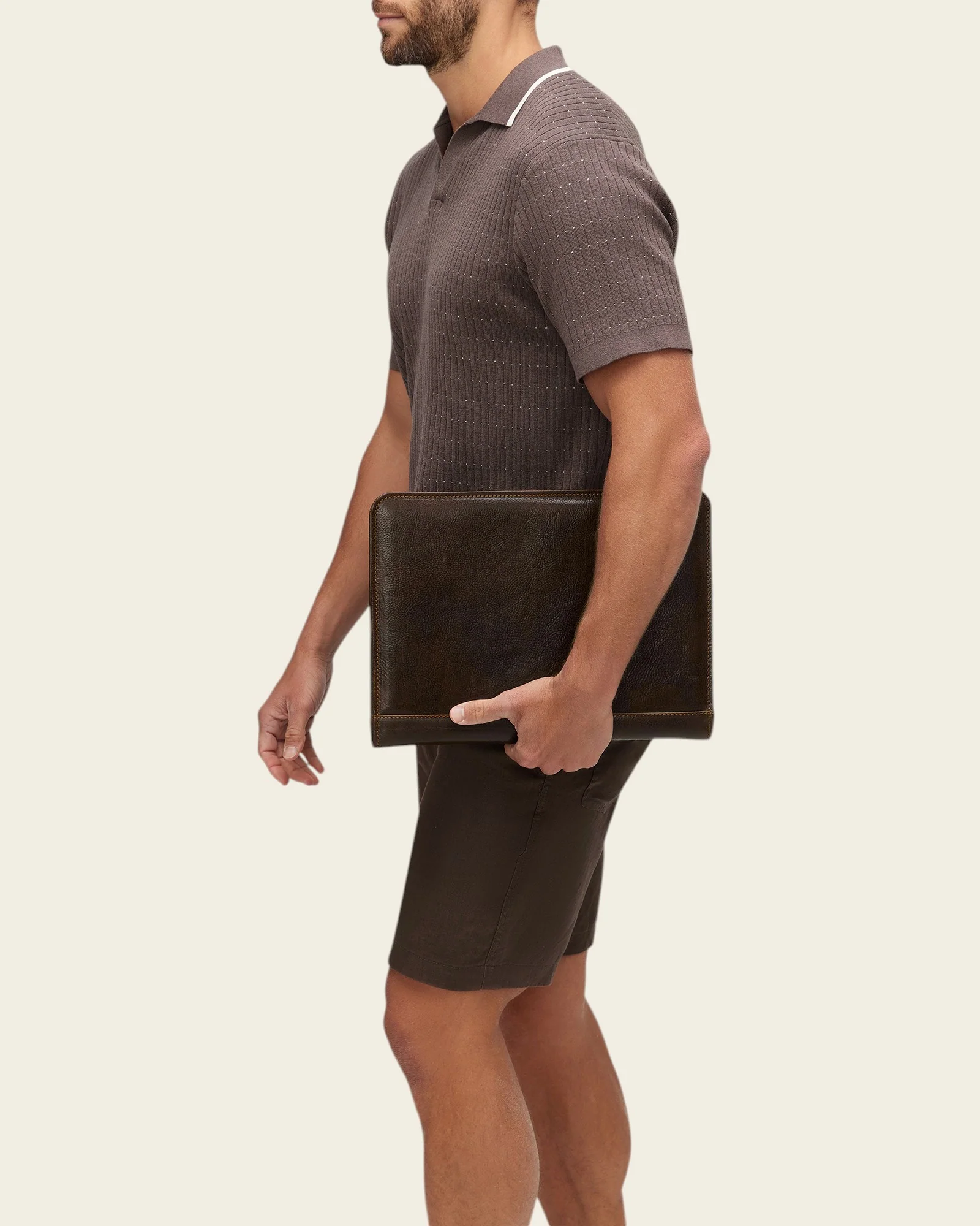 Folio Moro - Slim Zip Leather Compendium - Image 3