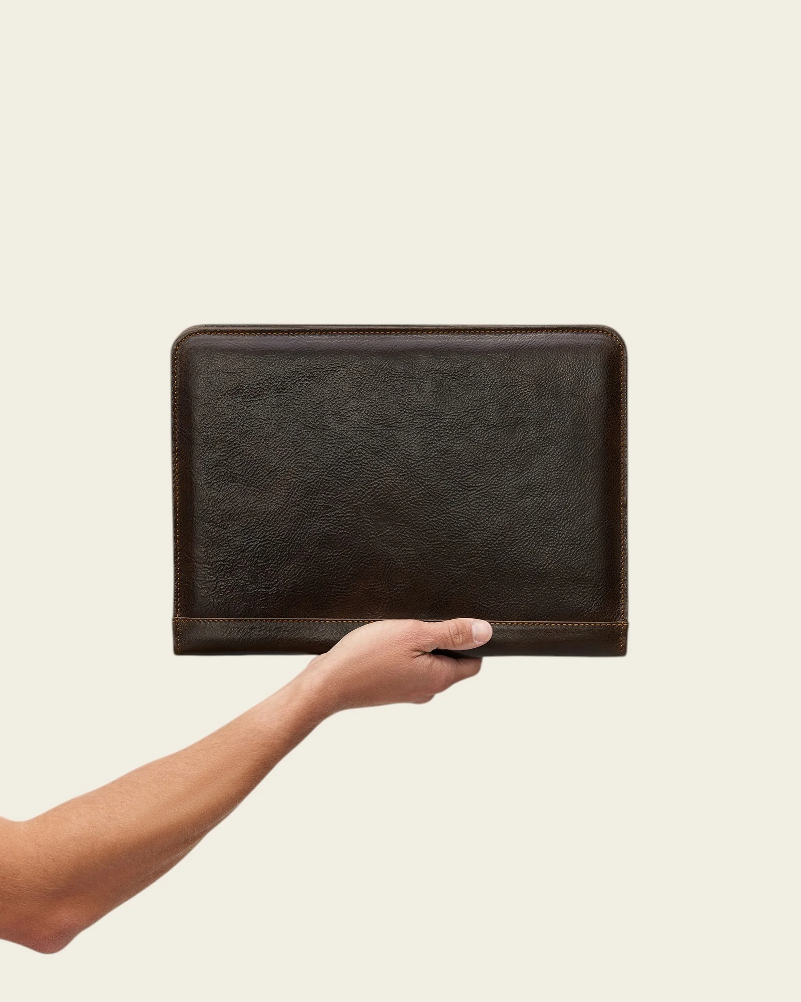 Folio Moro - Slim Zip Leather Compendium - Image 9