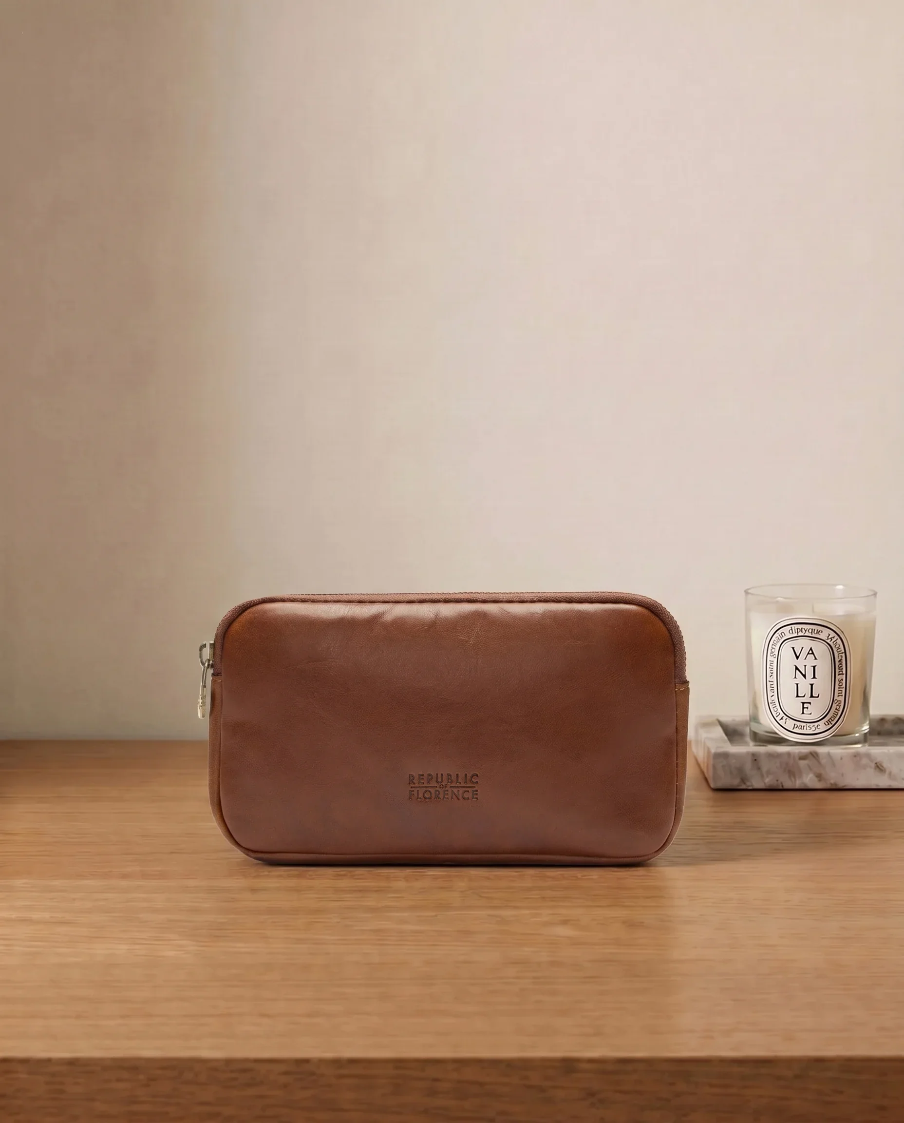 Forma5 Earth - Leather Zip Organiser - Image 6
