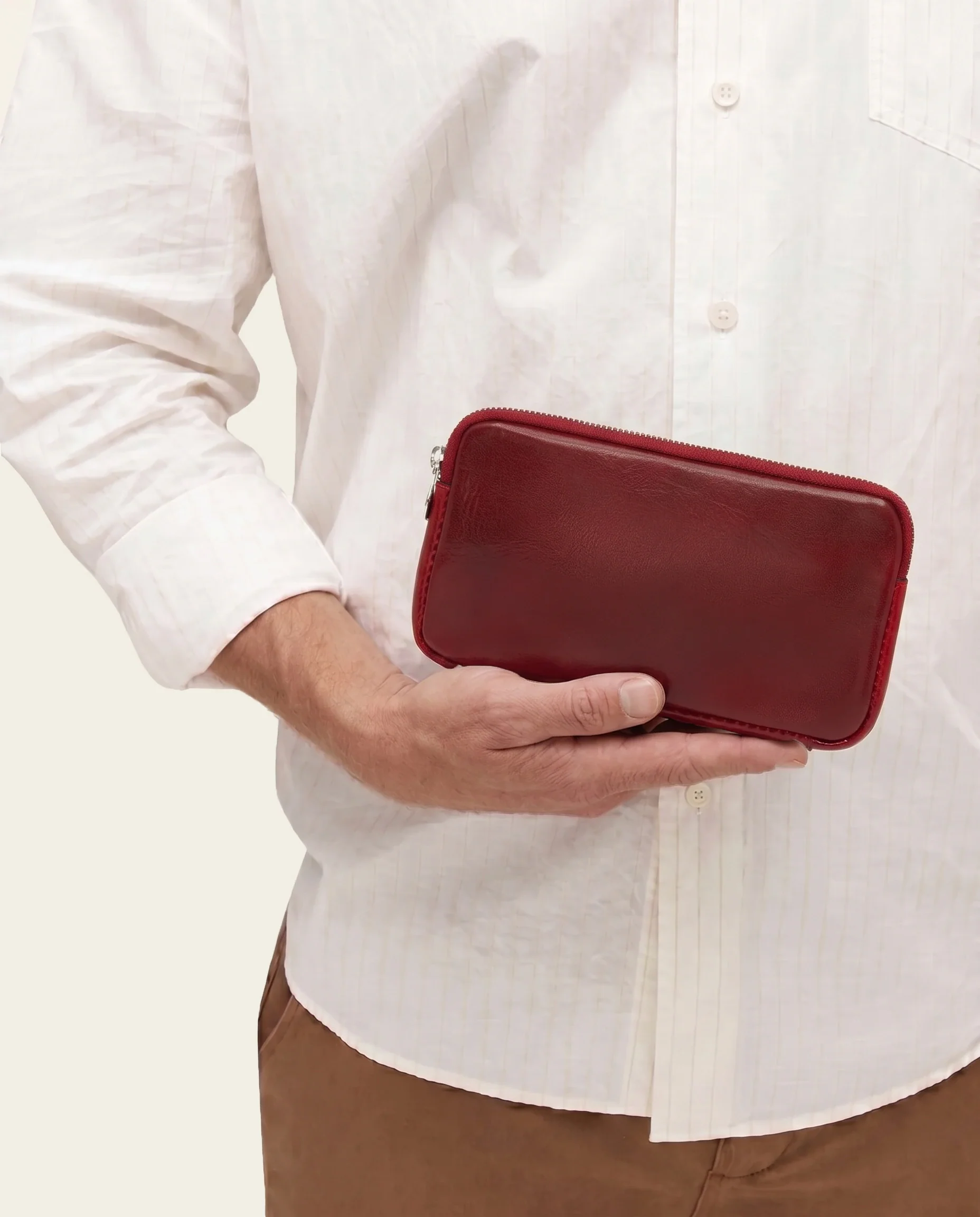 Forma5 Rosso - Leather Zip Organiser - Image 3
