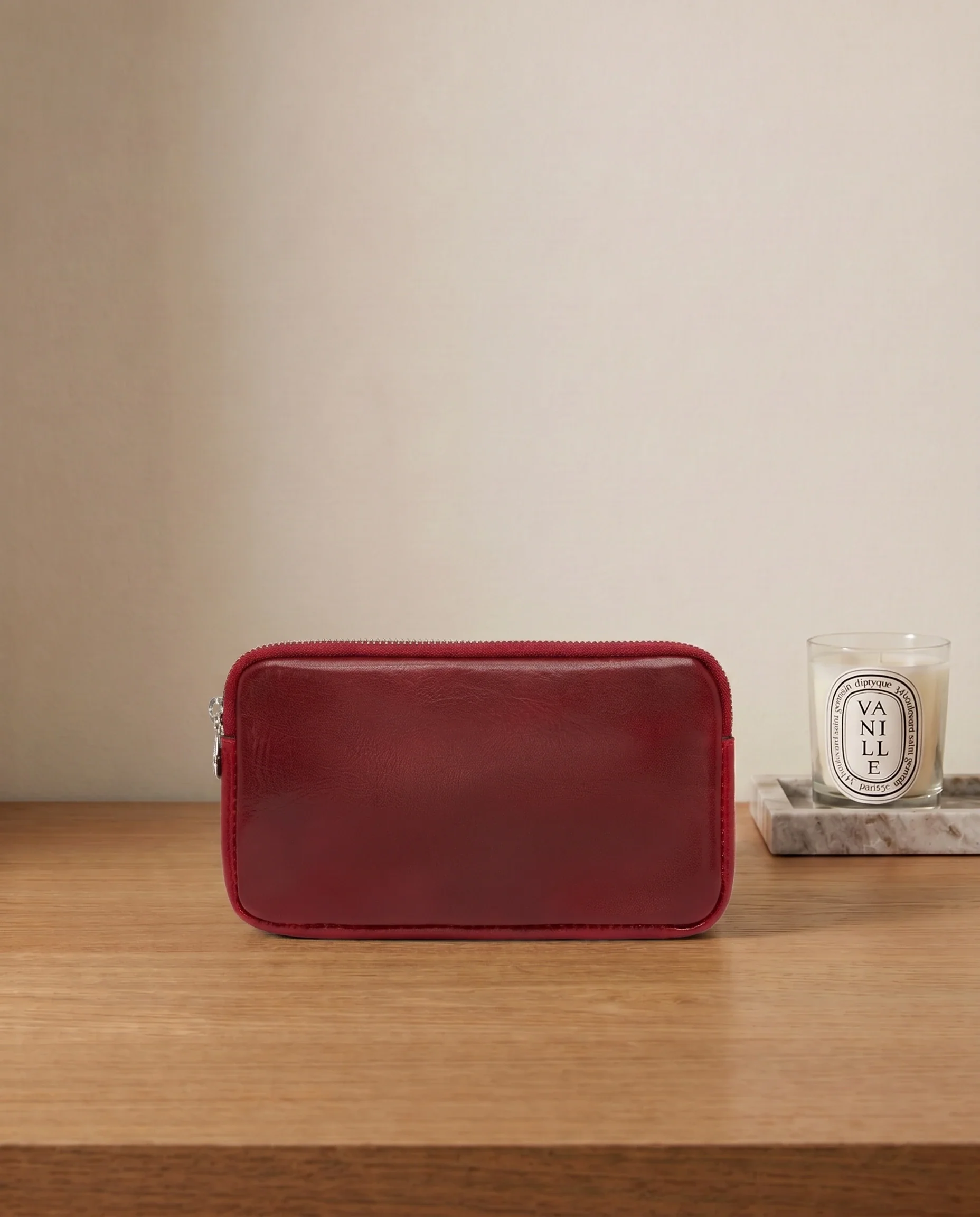 Forma5 Rosso - Leather Zip Organiser - Image 7