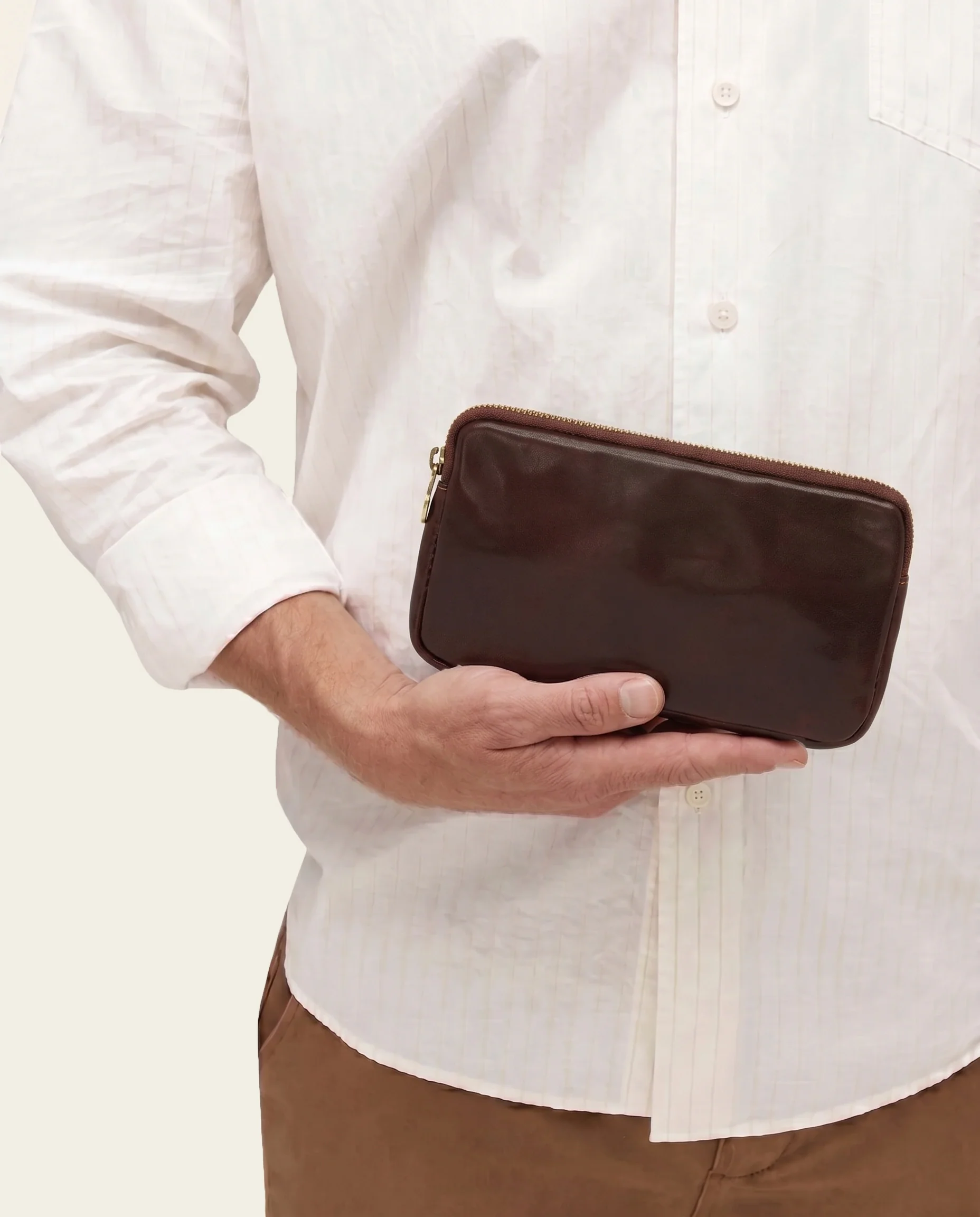 Forma5 Terra - Leather Zip Organiser - Image 3