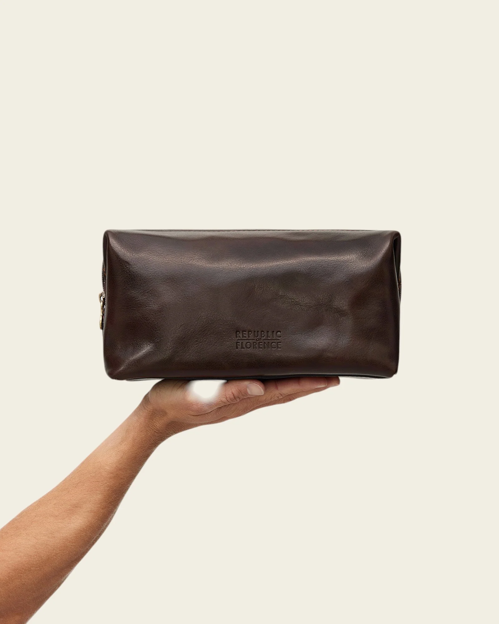 Grand Dopp Kit Moro - Leather Toiletry Bag - Image 6