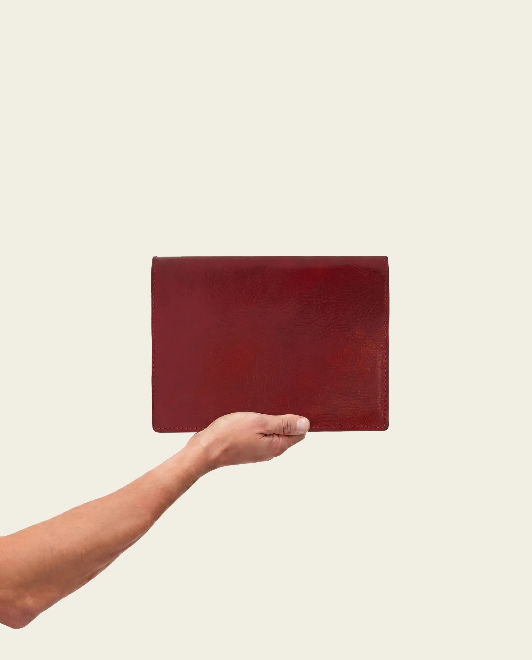 Journal A5 Rosso - Leather Notebook - Image 4