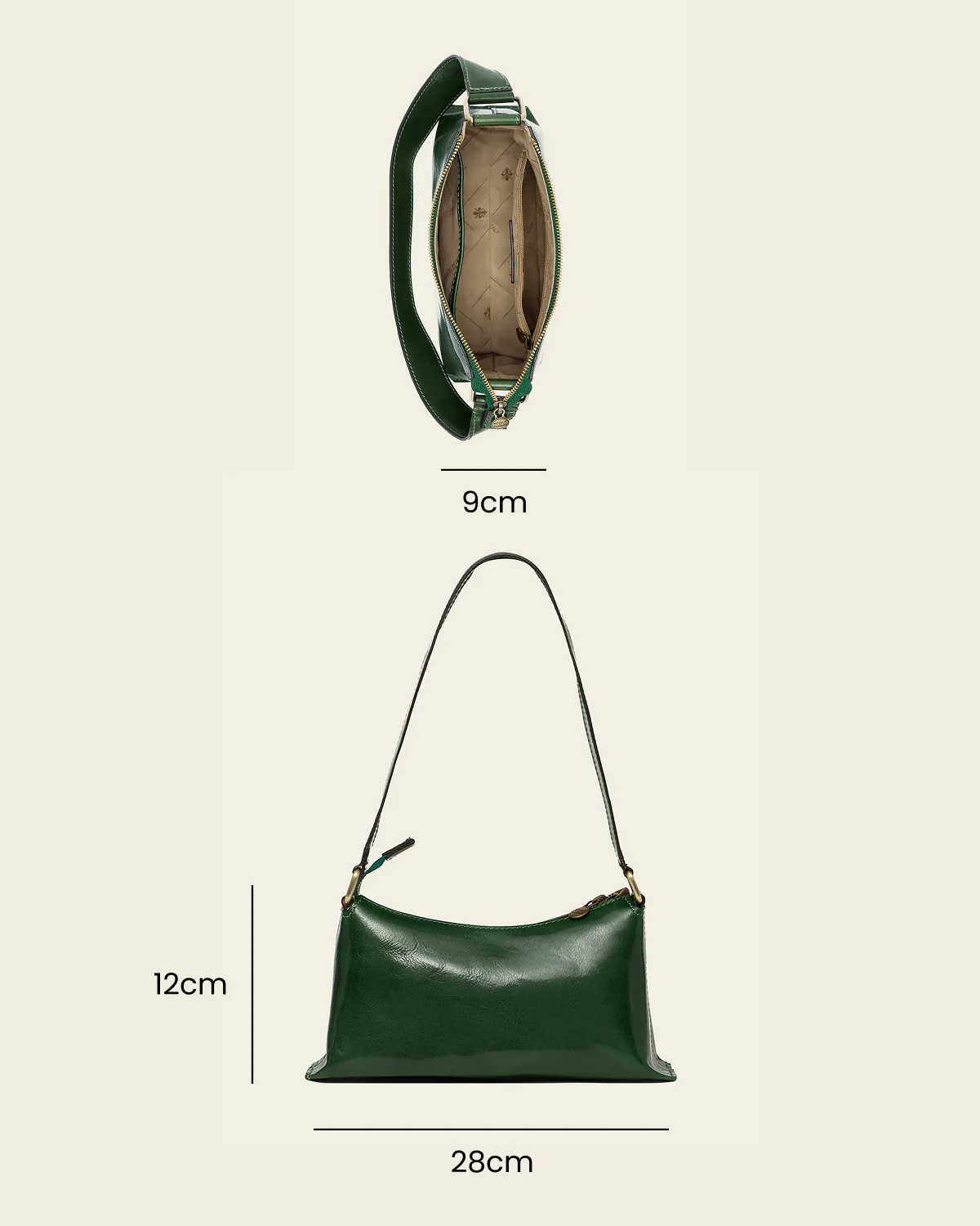 Laura Forest - Leather Shoulder Bag - Image 8