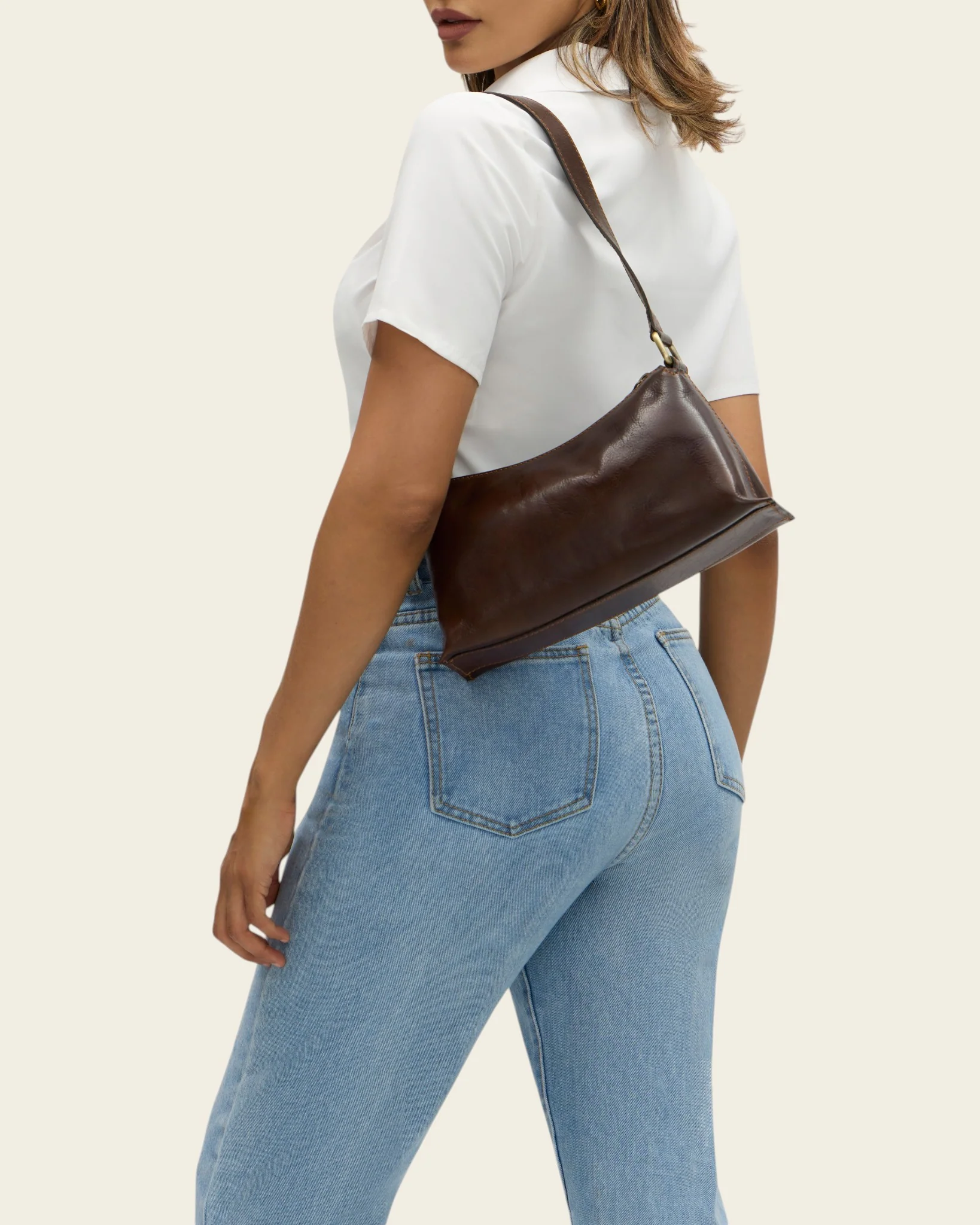 Laura Moro - Leather Shoulder Bag - Image 3