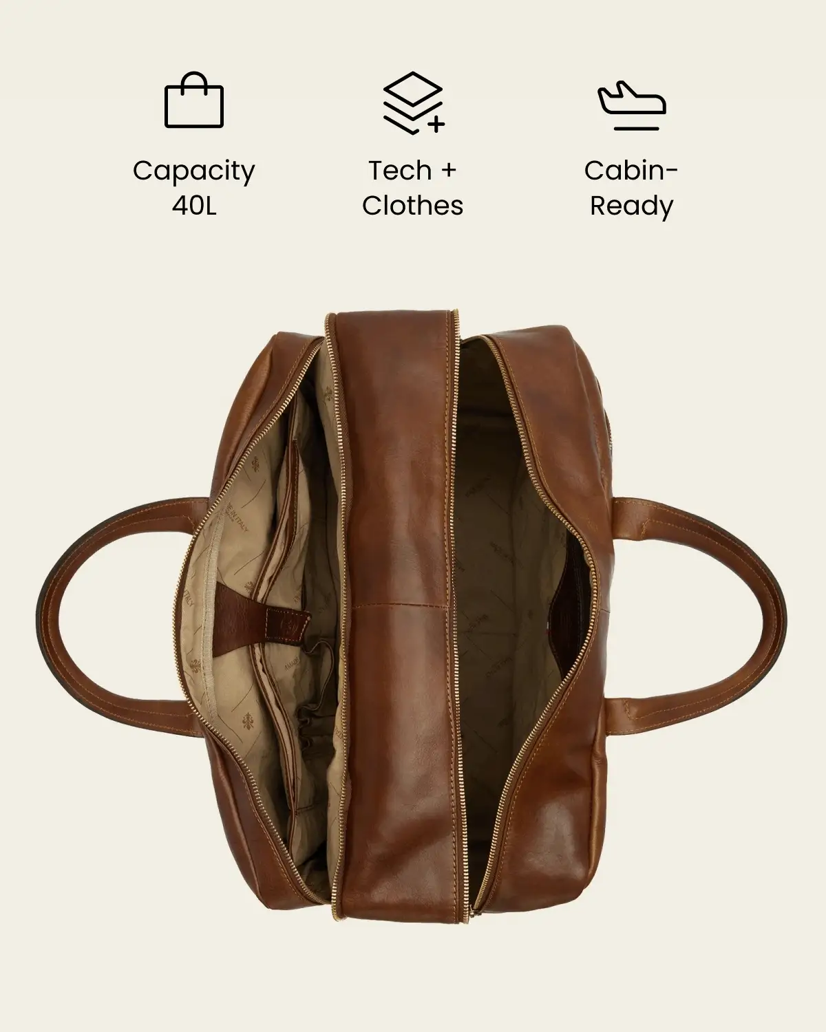Magellan Earth - Leather Tech Weekender - Image 2