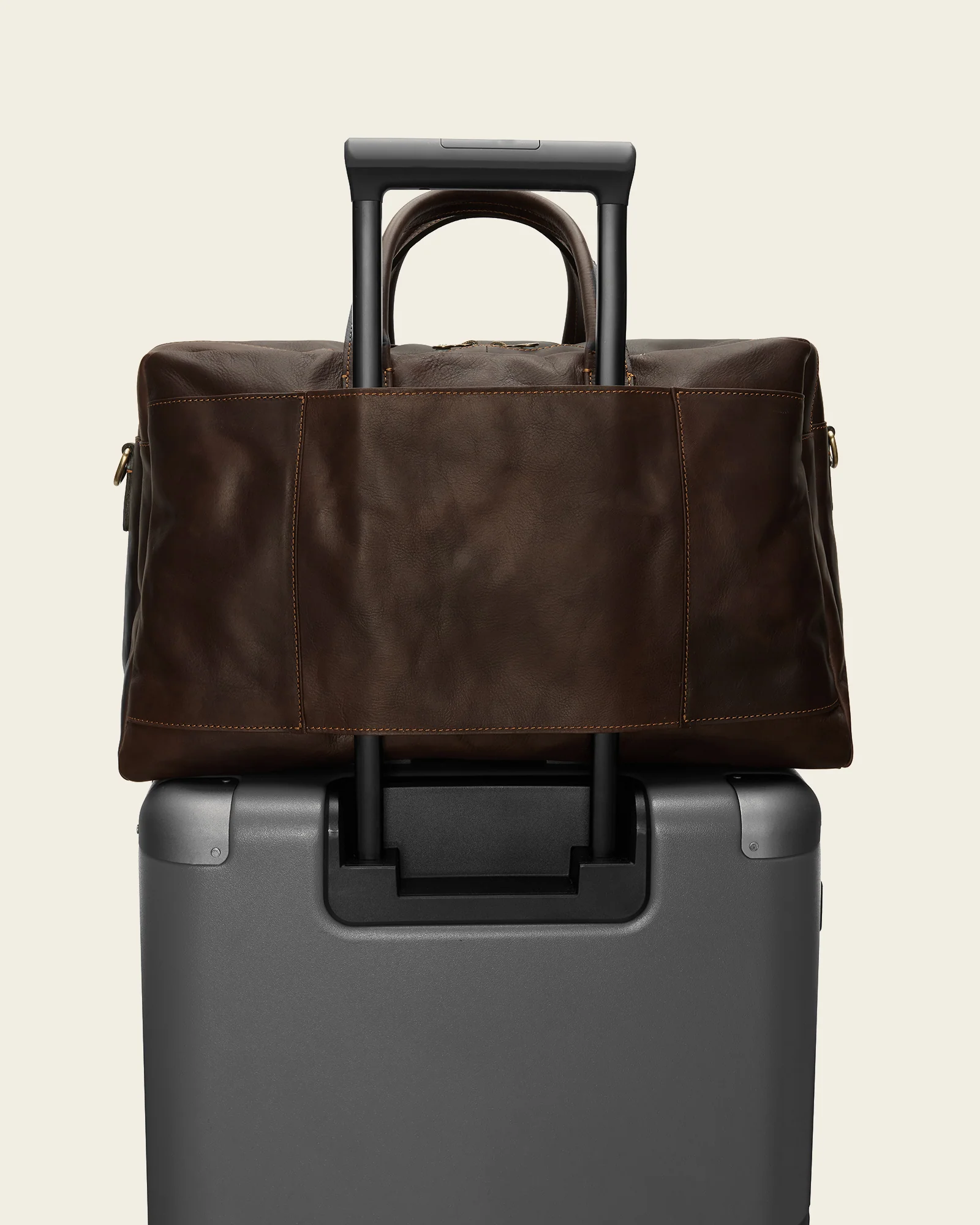 Magellan Espresso - Leather Tech Weekender - Image 4