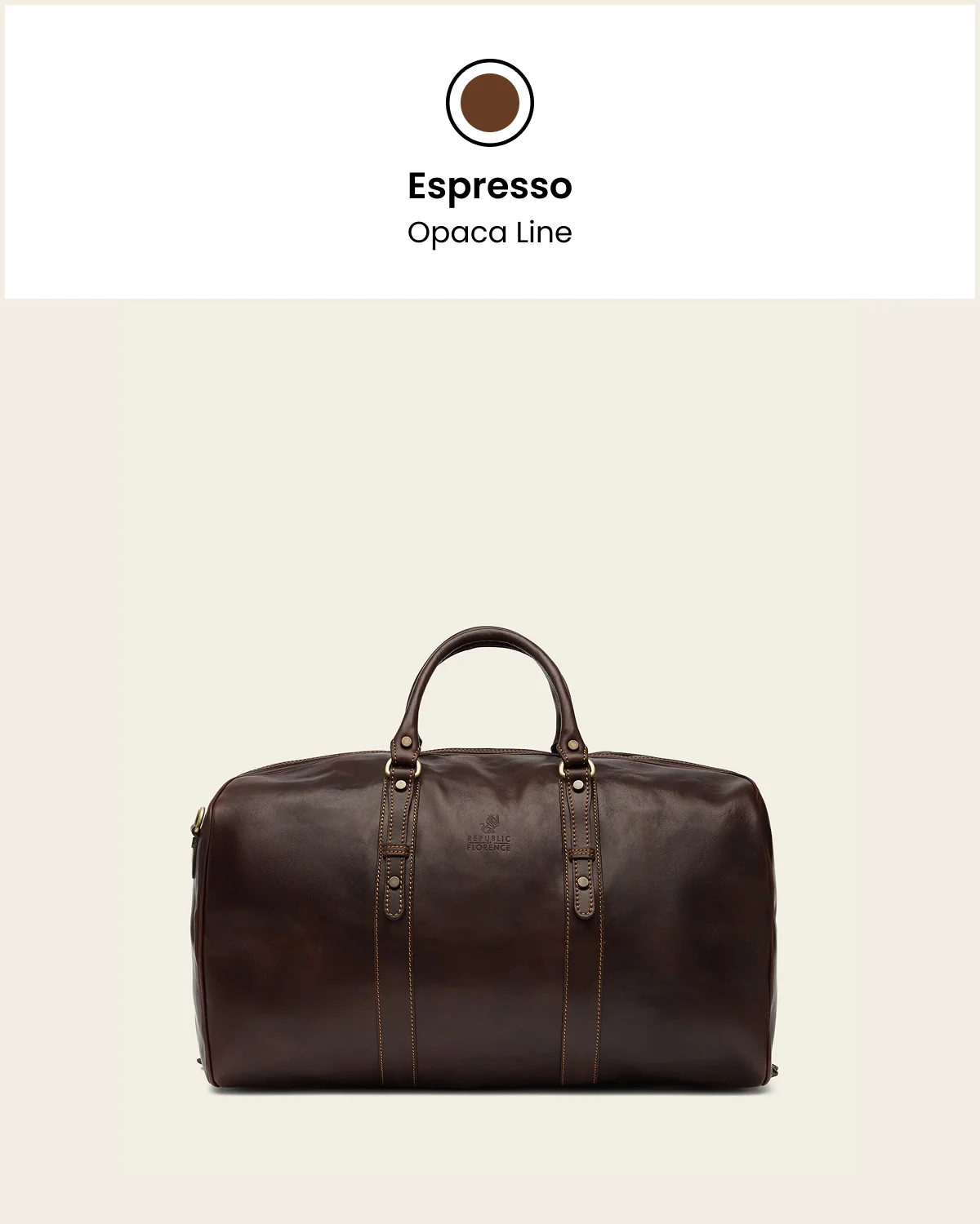 Marco Polo Espresso - Leather Holdall - Image 9