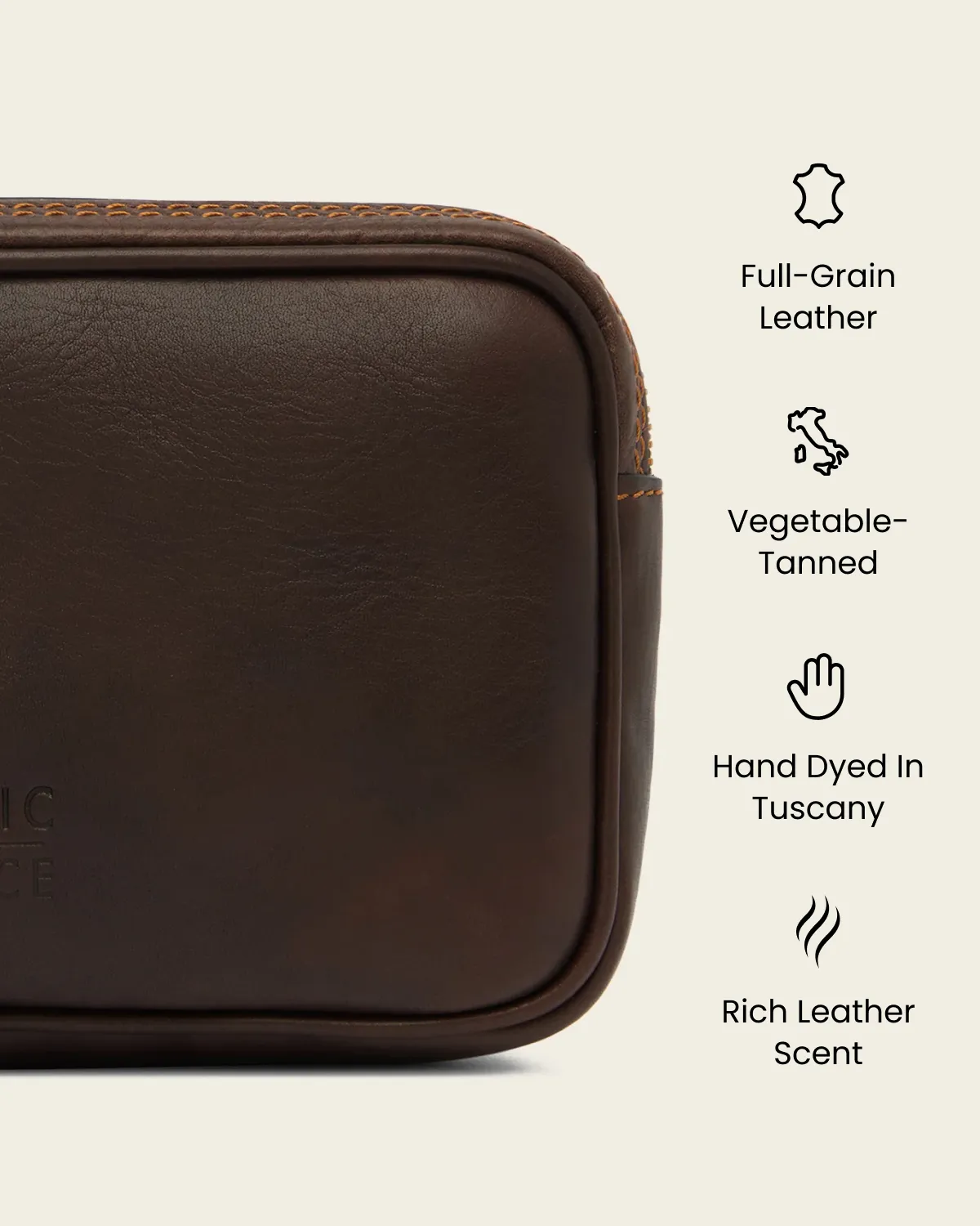 Marcus Espresso - Leather Carry Pouch - Image 5