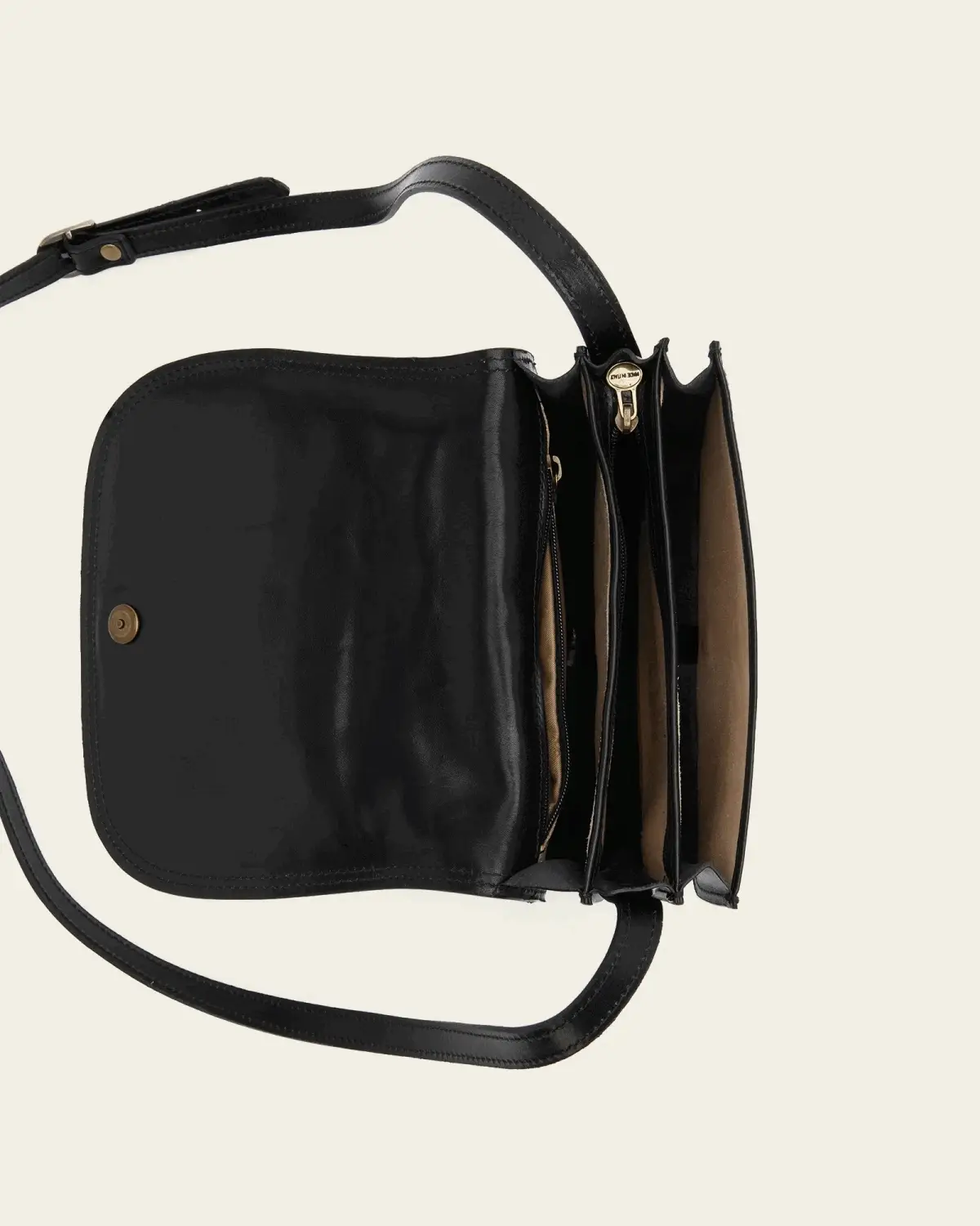 Mia Jet - Leather Crossbody Bag - Image 3