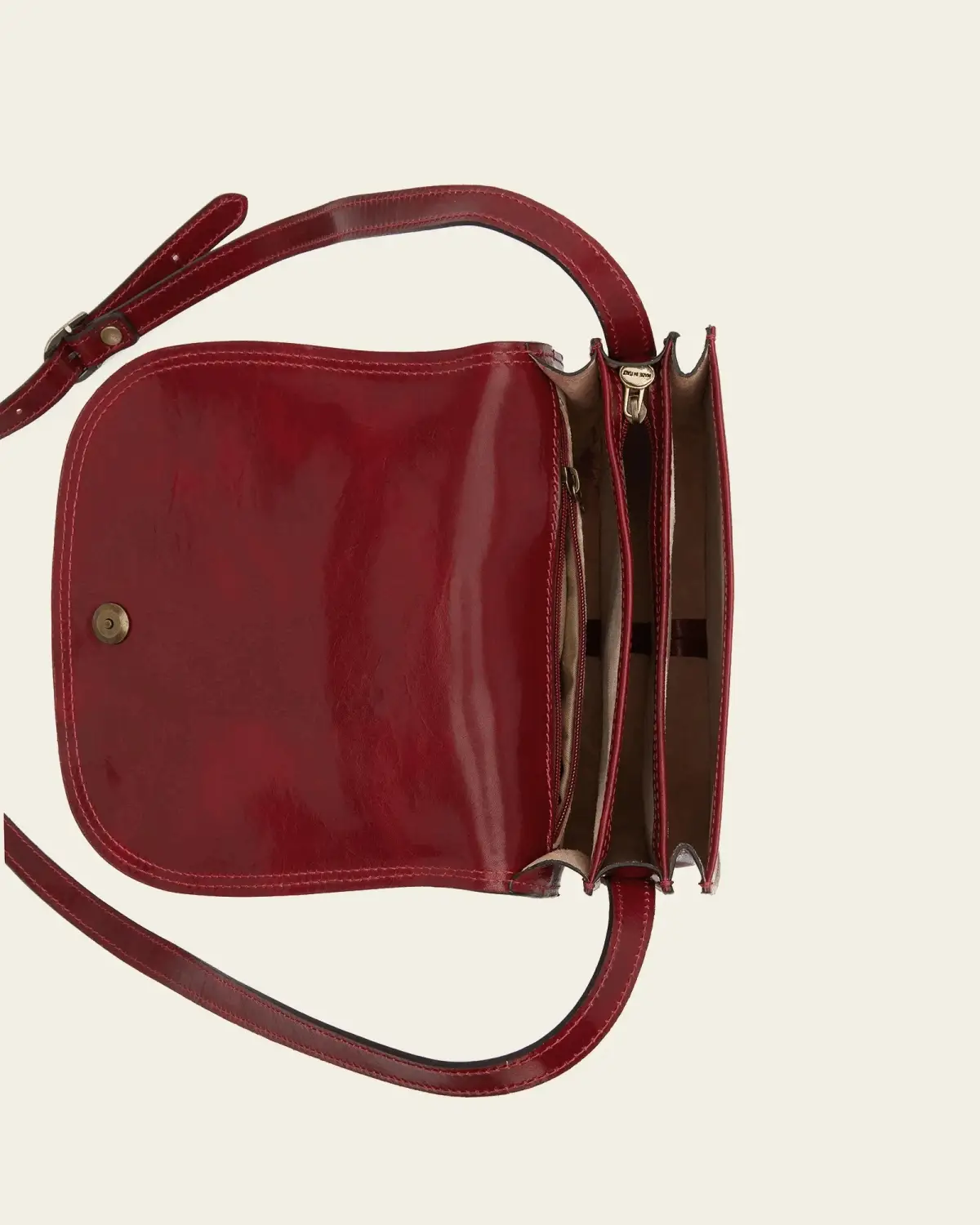 Mia Rosso - Leather Crossbody Bag - Image 3