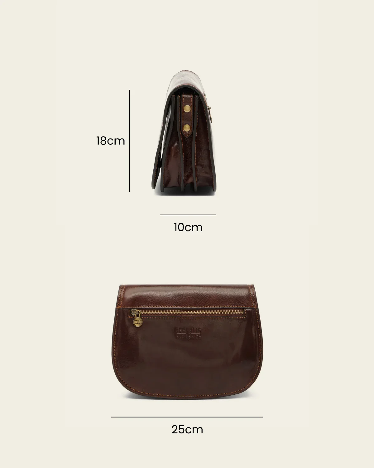 Mia Terra - Leather Crossbody Bag - Image 8