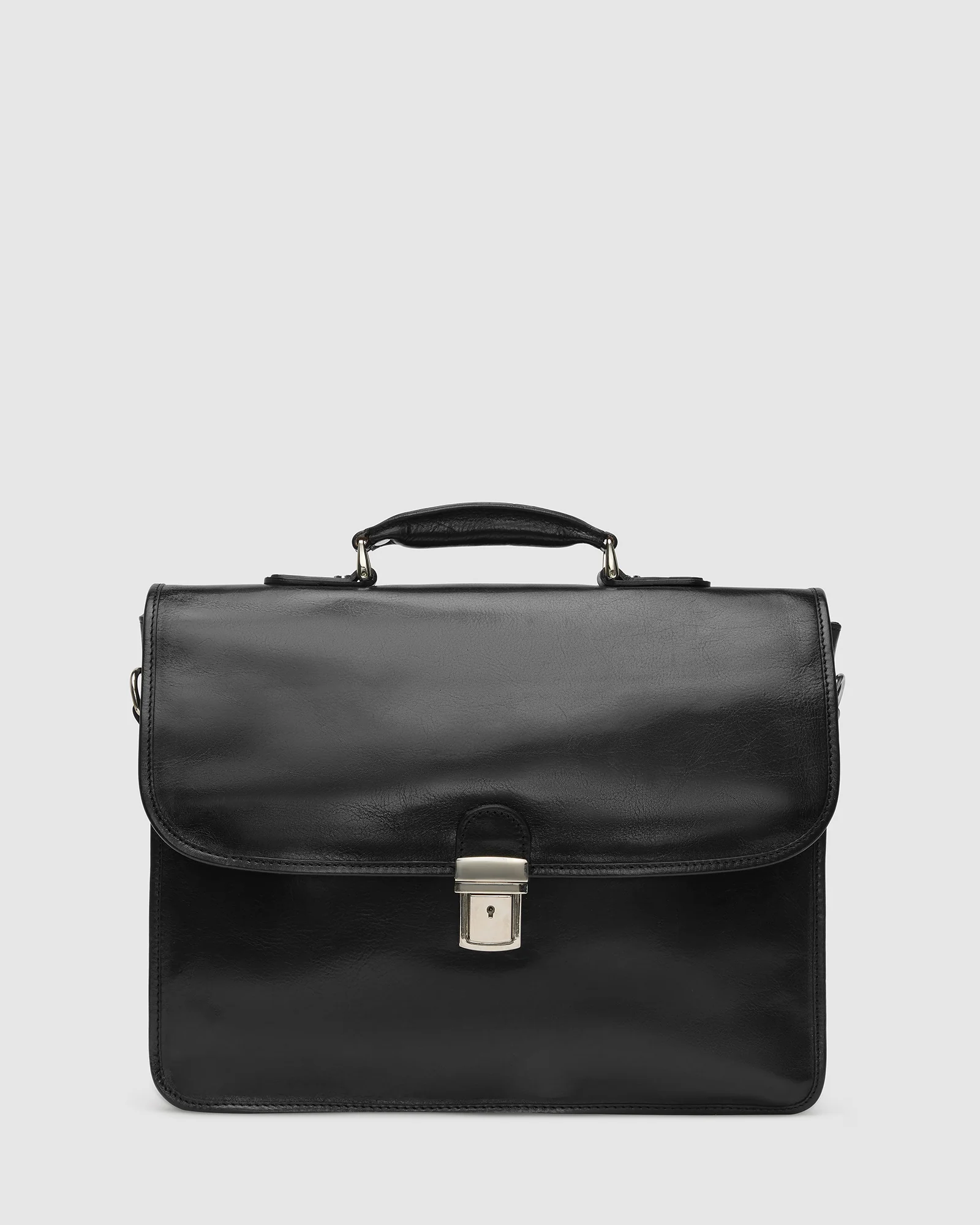 Milan Jet - Leather Work Briefcase - Image 4