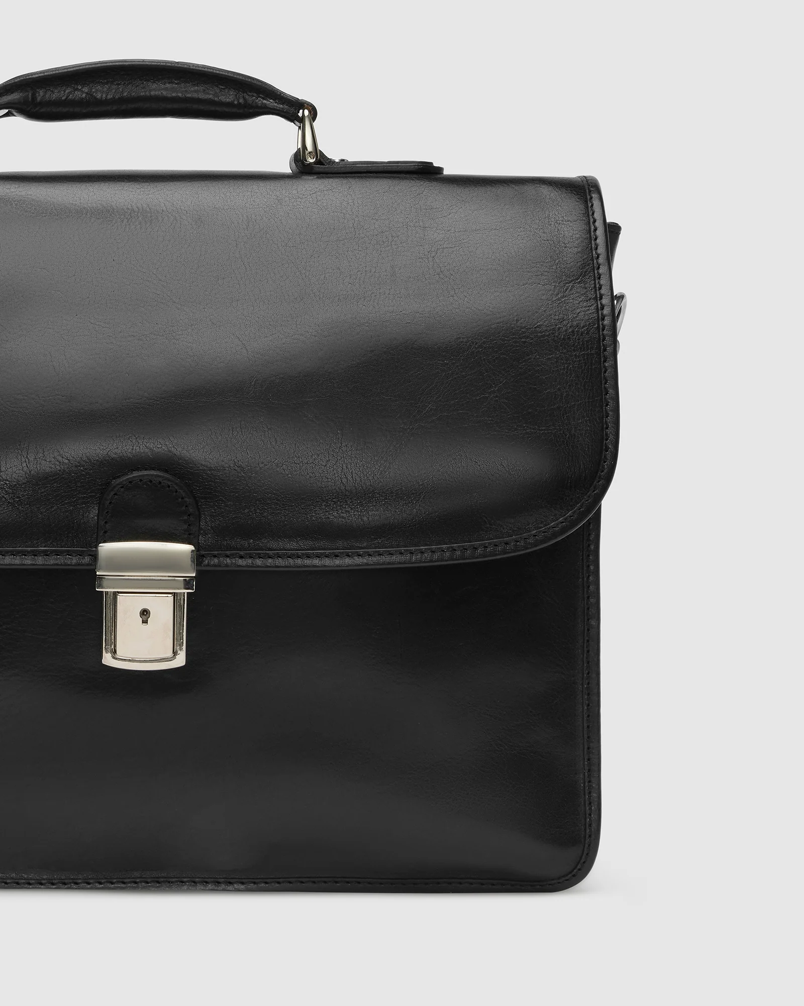 Milan Jet - Leather Work Briefcase - Image 5