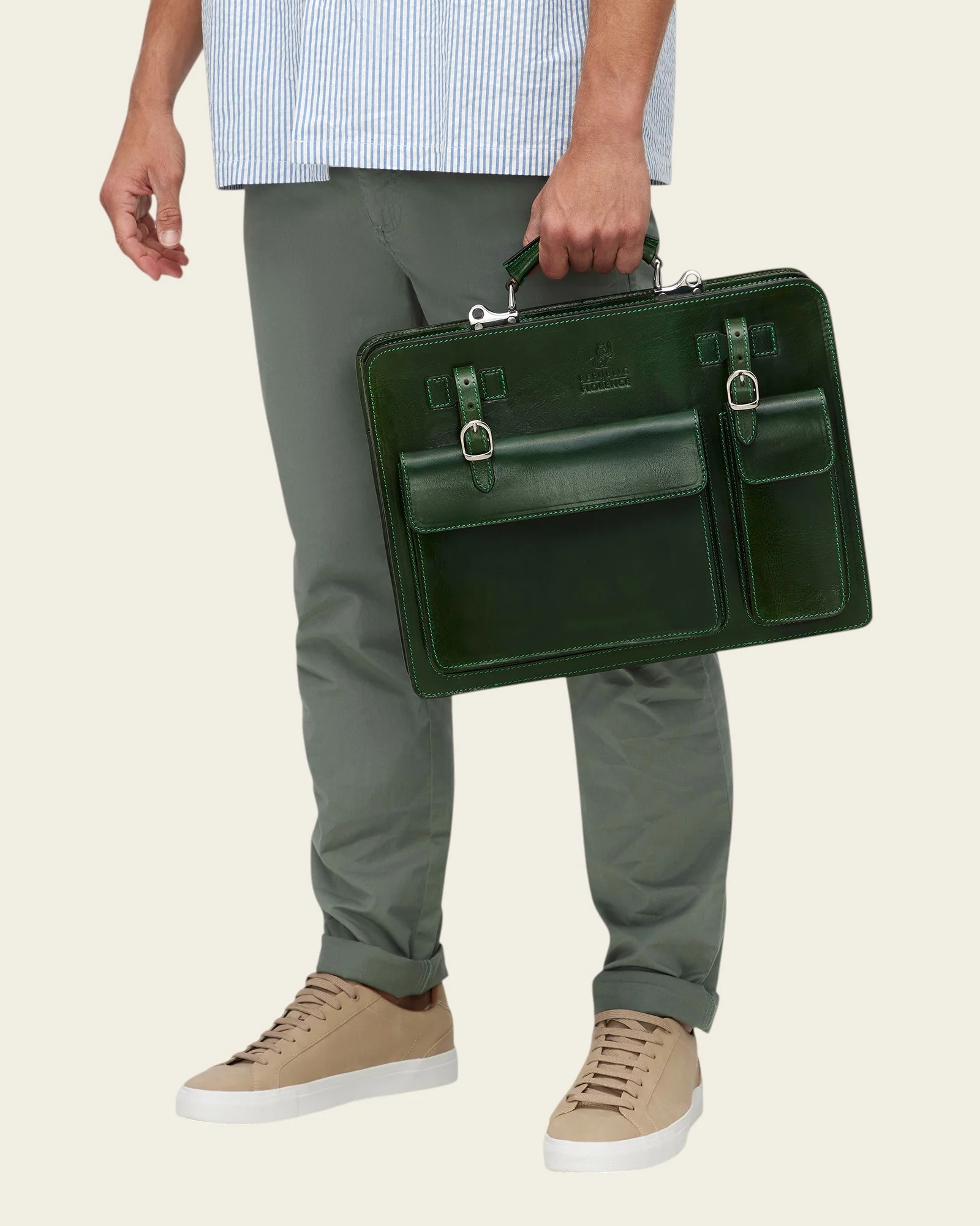 Munich Forest - 16" Double Compartment Briefcase - Image 3