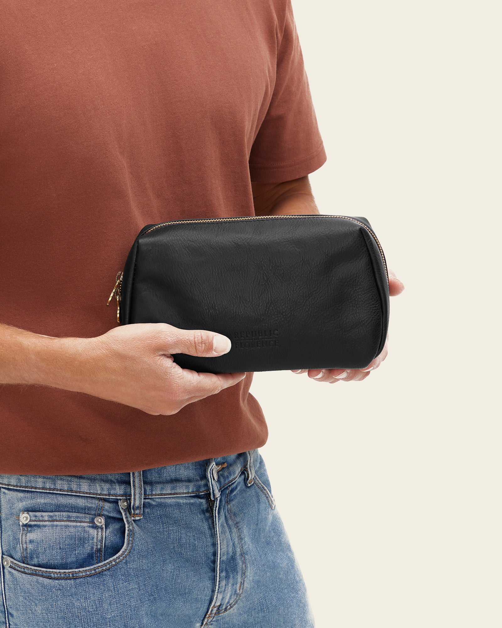 Otto Ink - Leather Toiletry Bag - Image 3