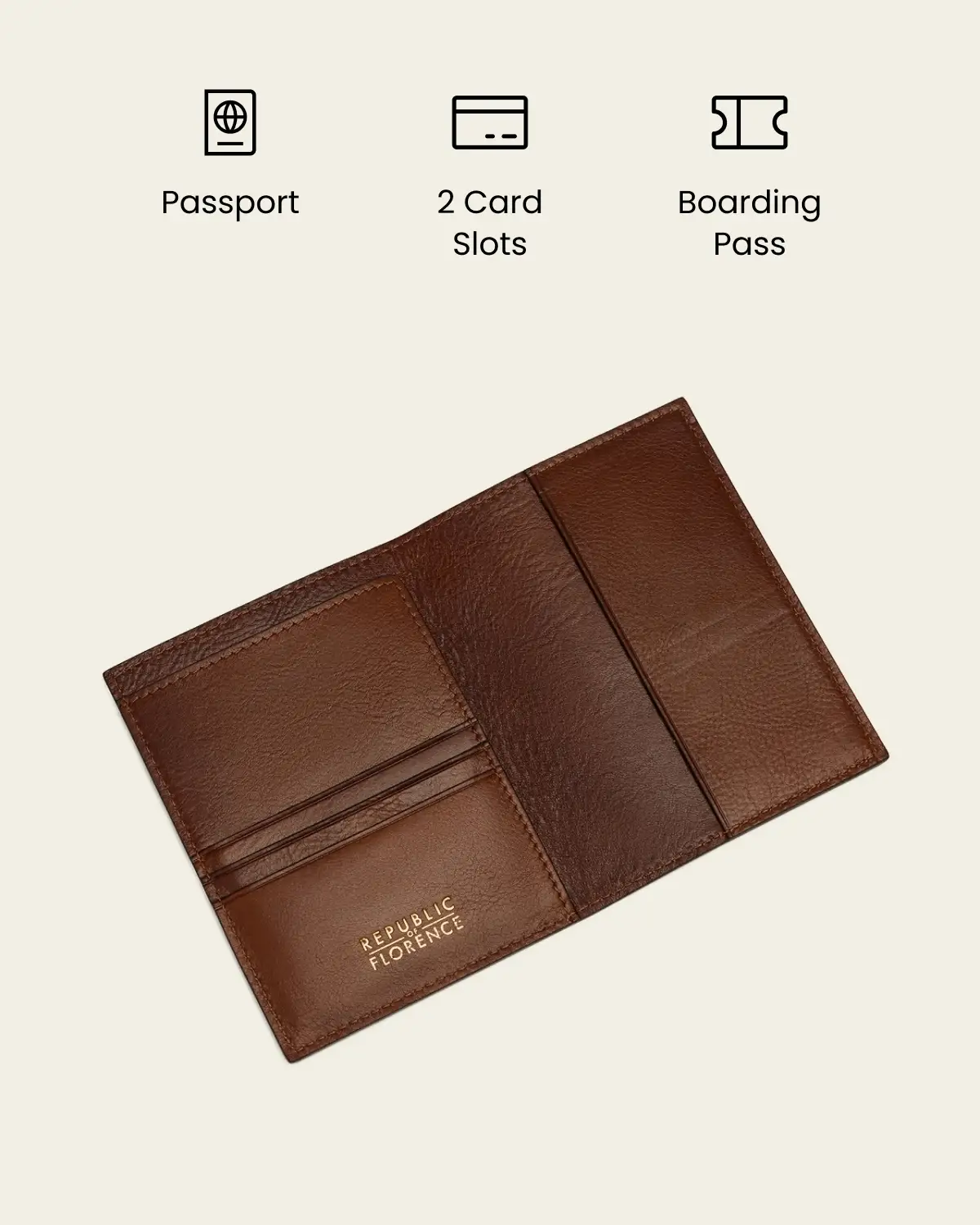 Passport Earth - Leather Passport Cover - Image 2
