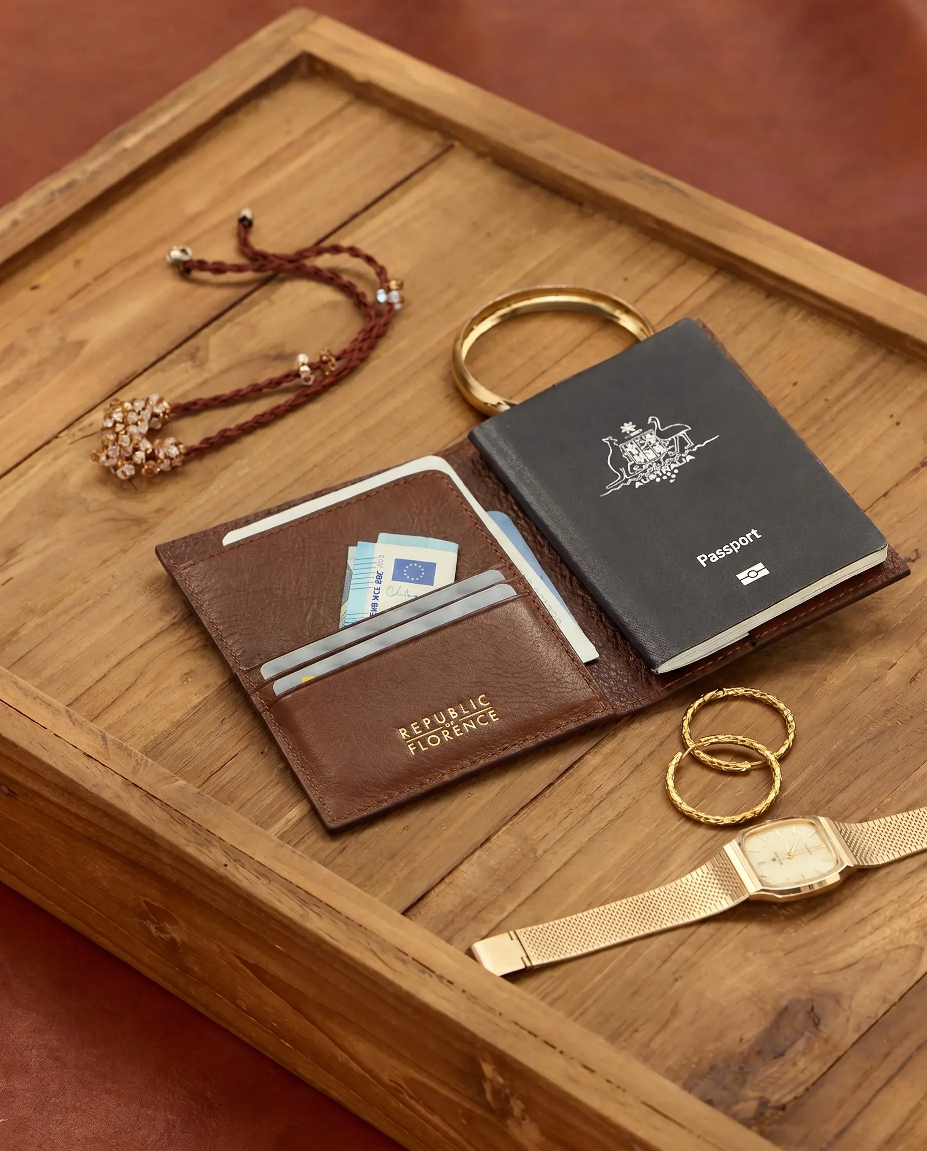 Passport Earth - Leather Passport Cover - Image 3