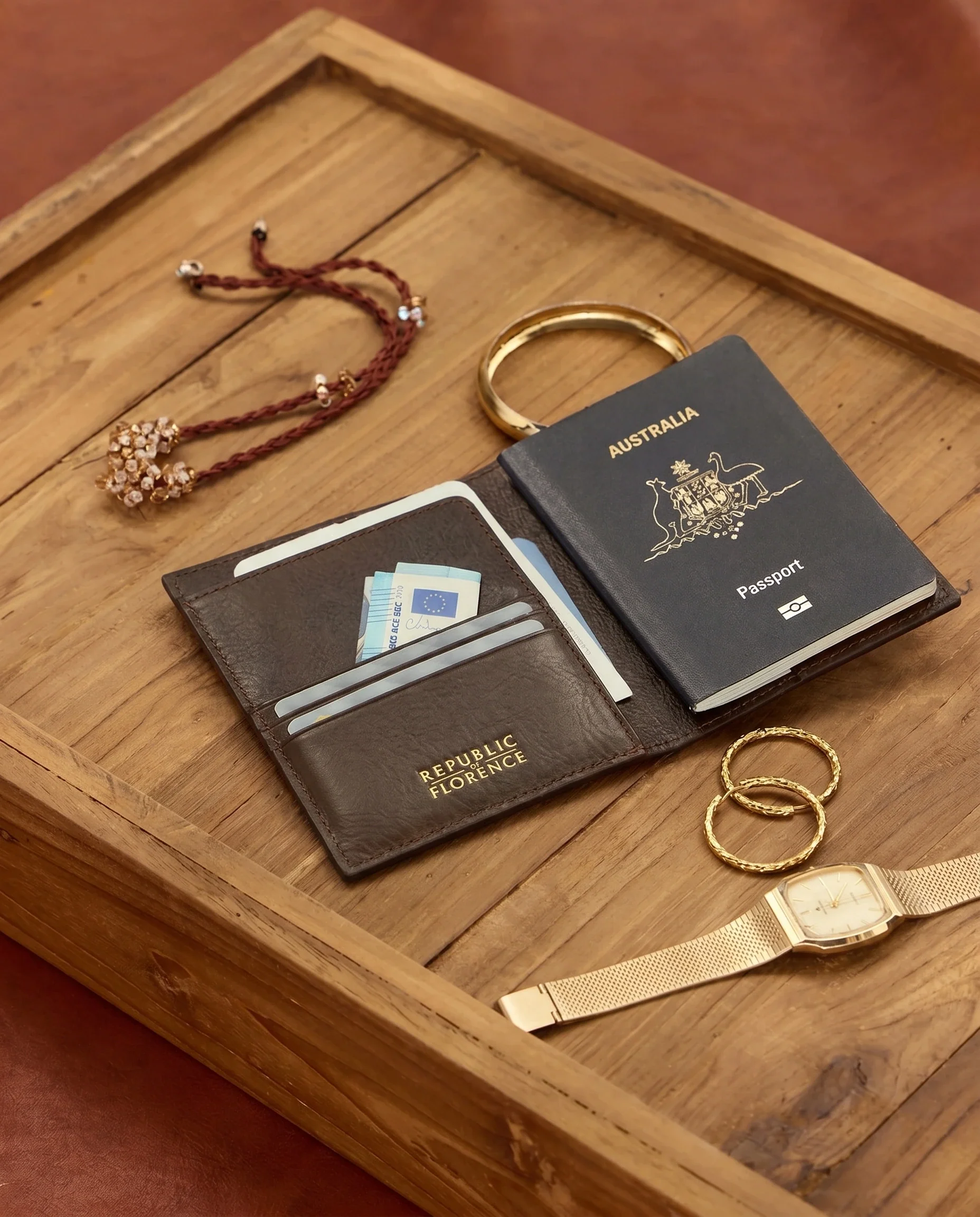 Passport Espresso - Leather Passport Cover - Image 3