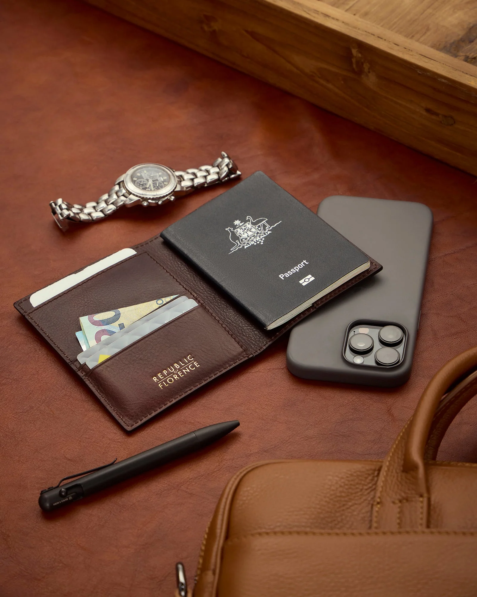 Passport Terra - Leather Passport Cover - Image 3