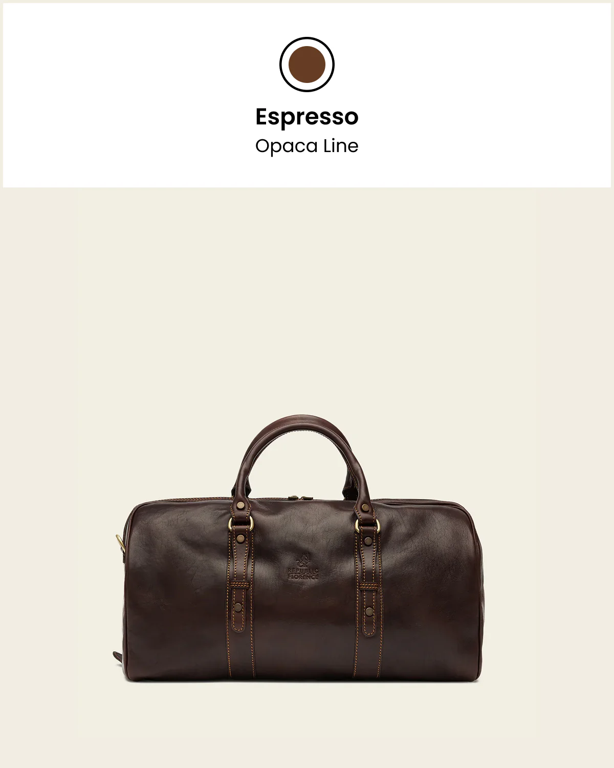 Polo Medium Espresso - Leather Weekender - Image 9