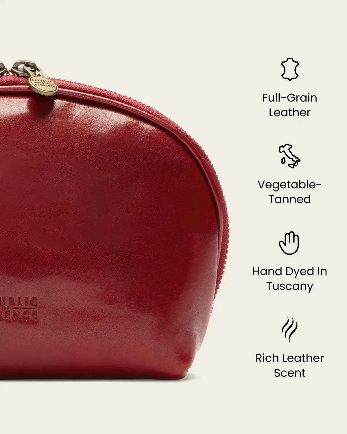 Porter Rosso - Leather Pouch - Image 8