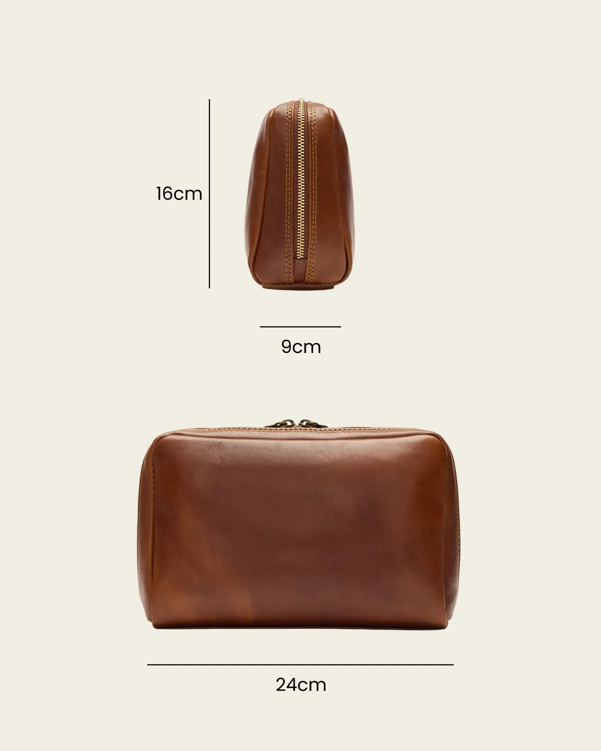 Primo Earth - Leather Toiletry Bag - Image 7