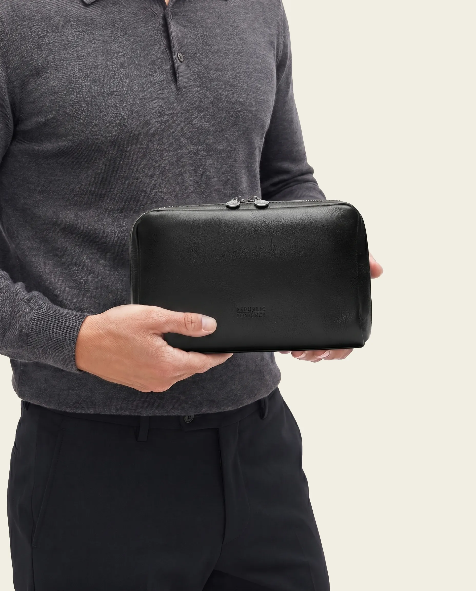 Primo Ink - Leather Toiletry Bag - Image 3