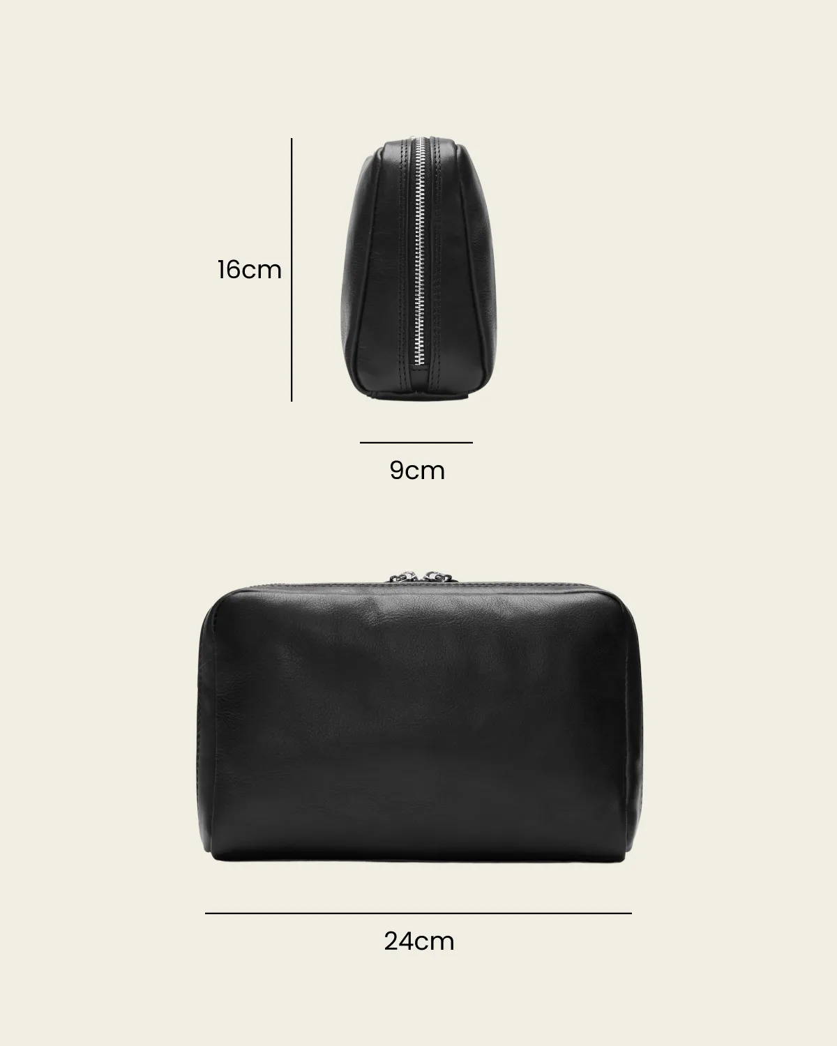 Primo Ink - Leather Toiletry Bag - Image 7