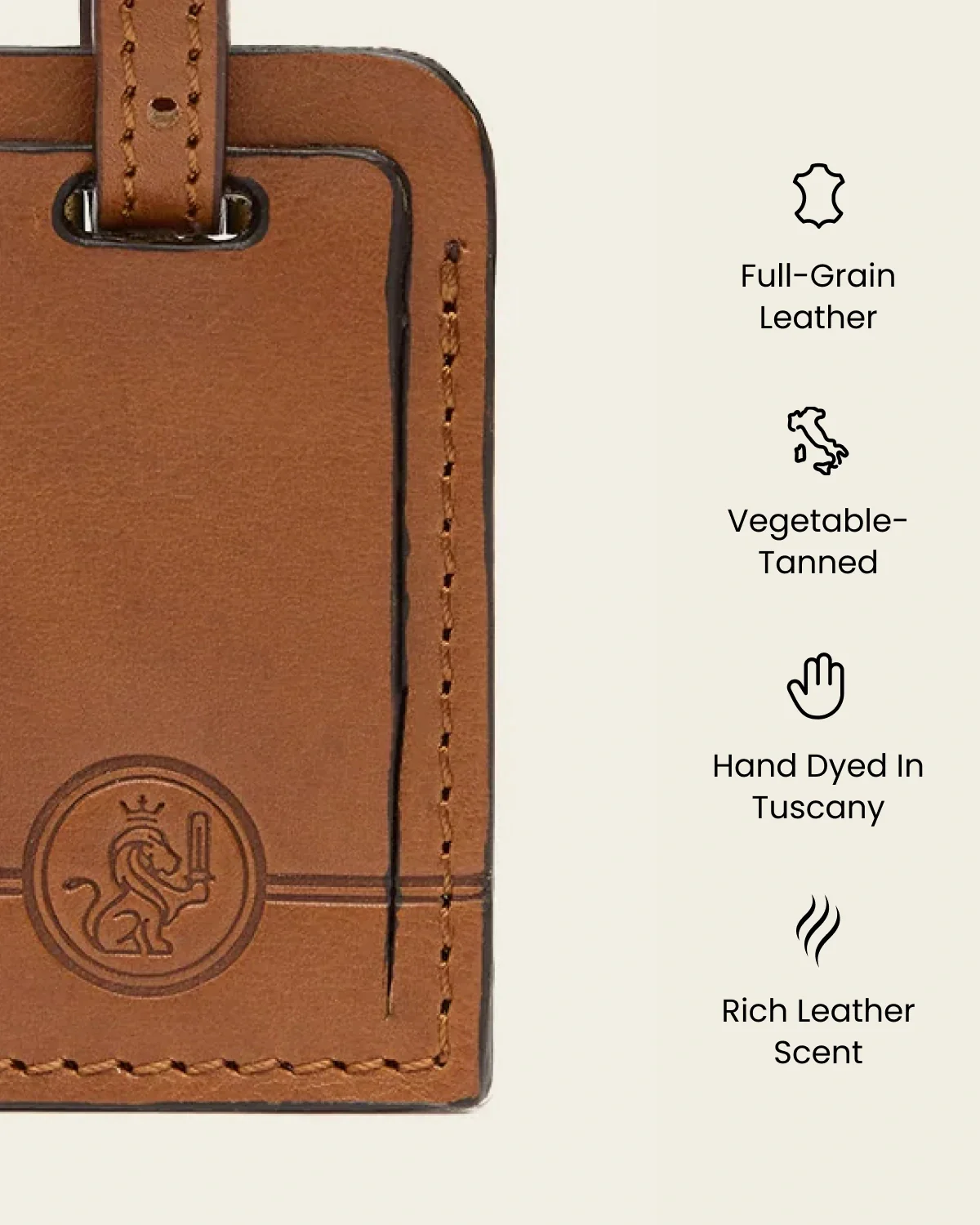 Tag Burned - Leather Travel Tag - Image 9